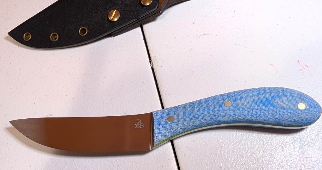 *RARE* Triple B Big Brown Bear Custom Sport Trapper Fixed Blade Knife Nitro-V *RARE* Triple B Big Brown Bear Custom Sport Trapper Fixed Blade Knife Nitro-V