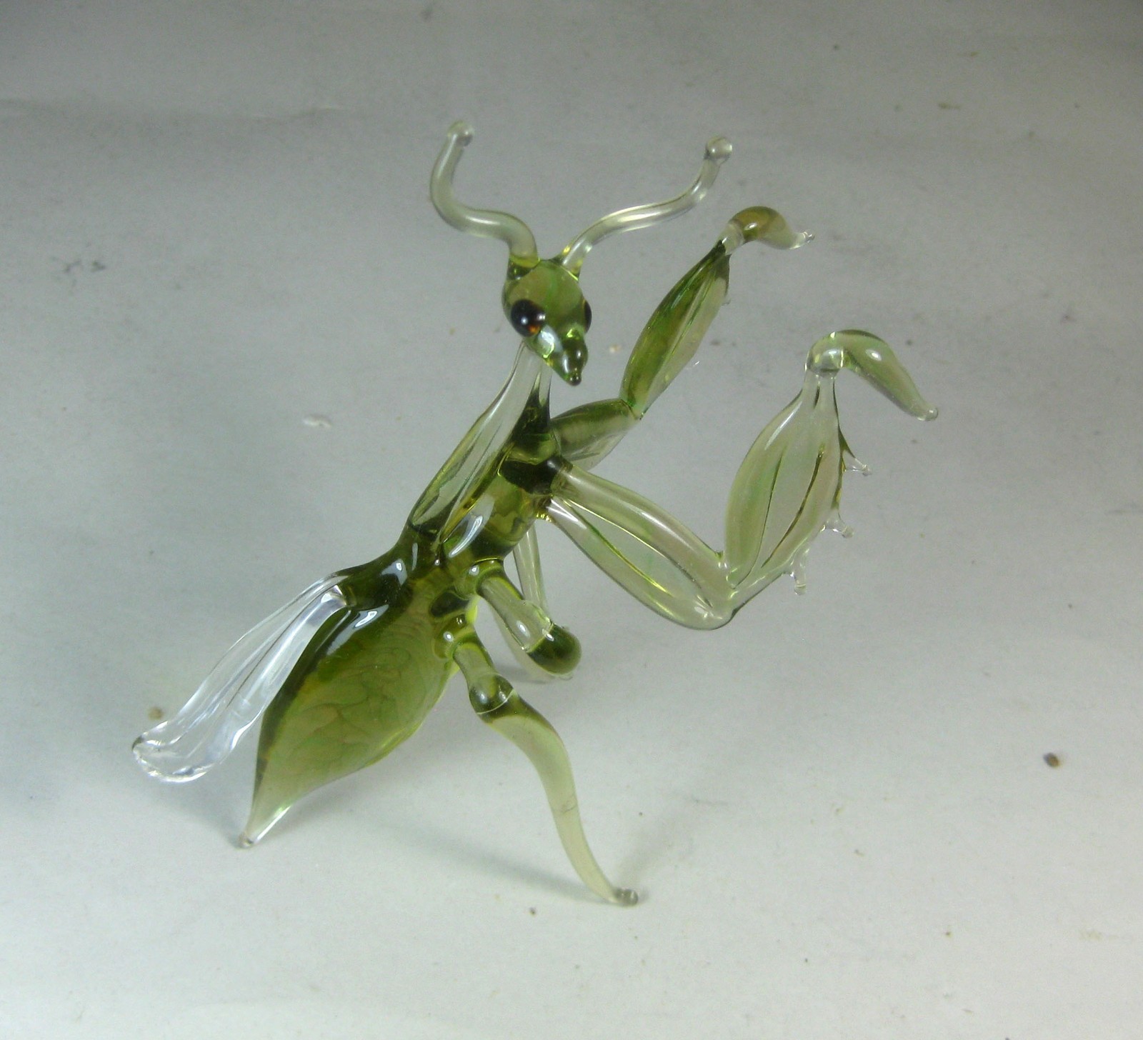 Hand blown glass animal Praying Mantis murano style figurine ornament 4.2x4.2\