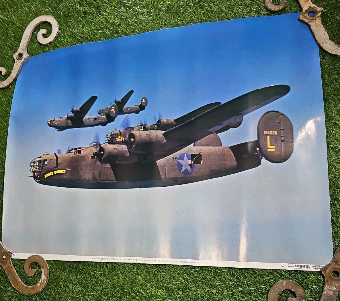 Vintage Plaistow Pictorial USAF Consolidated B-24D Liberator “Joisey Bounce”...