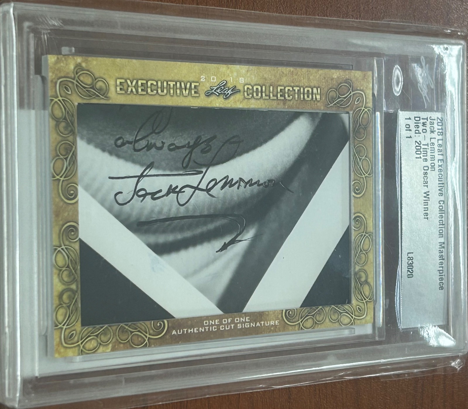 2018 Leaf Executive Coll Masterpiece JACK LEMMON 🔥 Grumpy Old Men Autograph 1/1