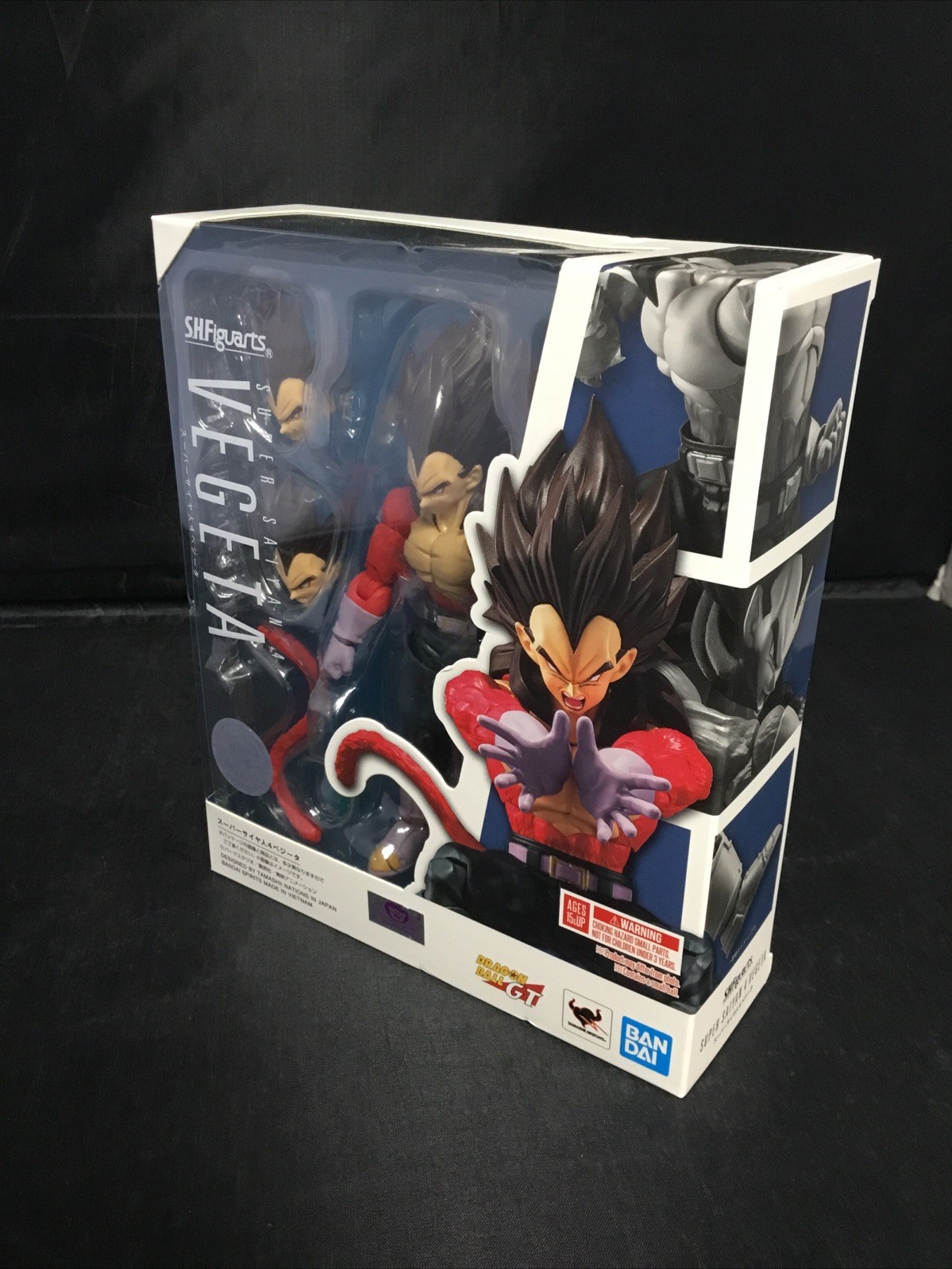 Genuine BANDAI S.H.Figuarts Dragon Ball GT Super Saiyan 4 Vegeta Action Figure