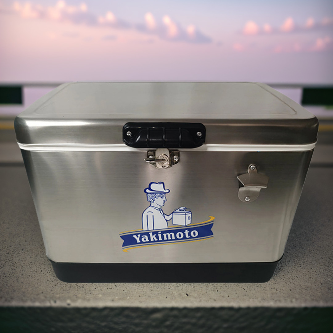 Yakimoto 54Qt Insulated Hard Cooler, Ice Chest and Passive Cool Box,for Camping