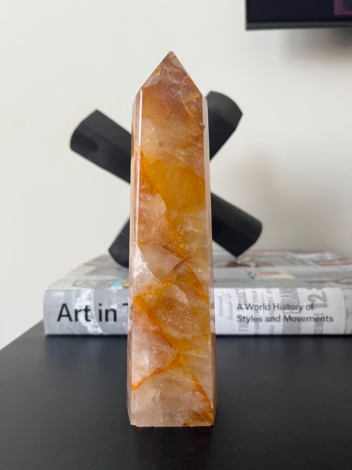 Golden Healer Hematoid Quartz Tower, Amazing Inclusions & Golden Color