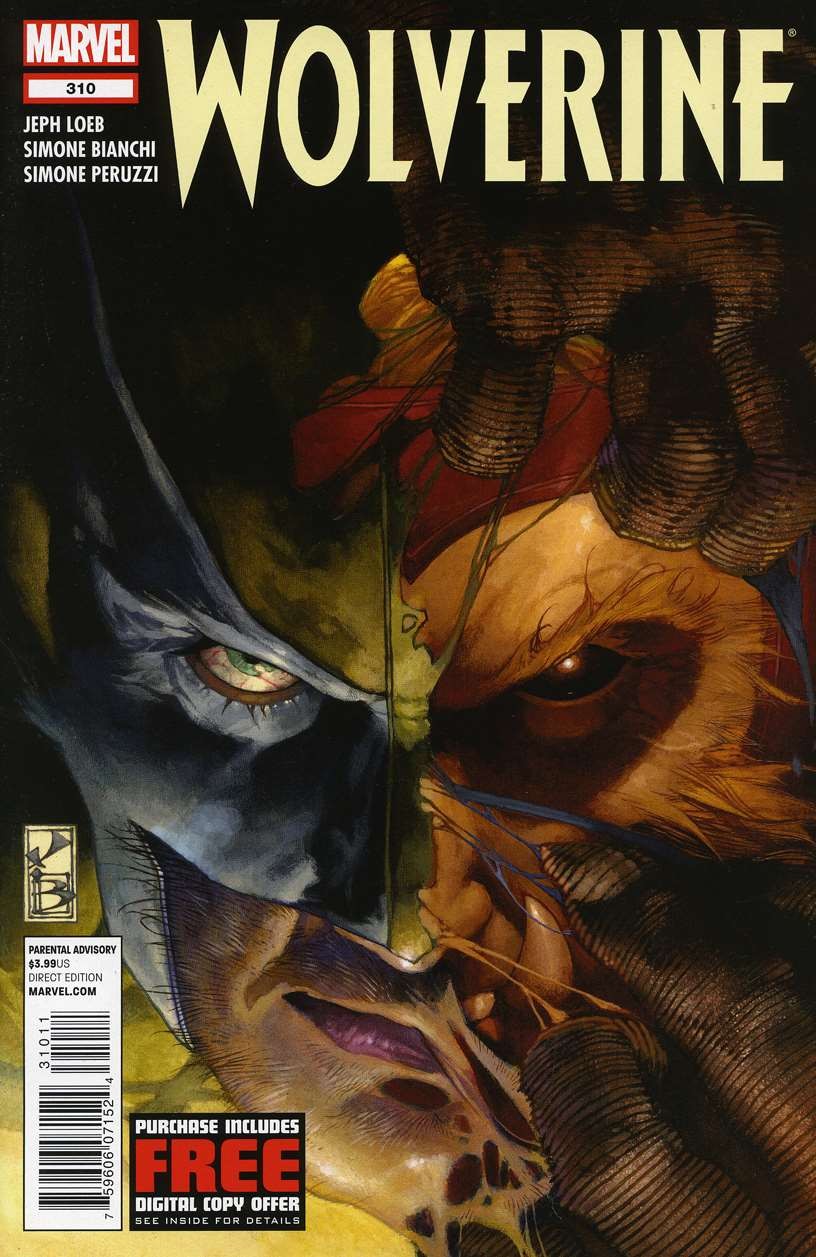 Wolverine #310 VF; Marvel | Sabretooth Reborn - w/Bag+Board
