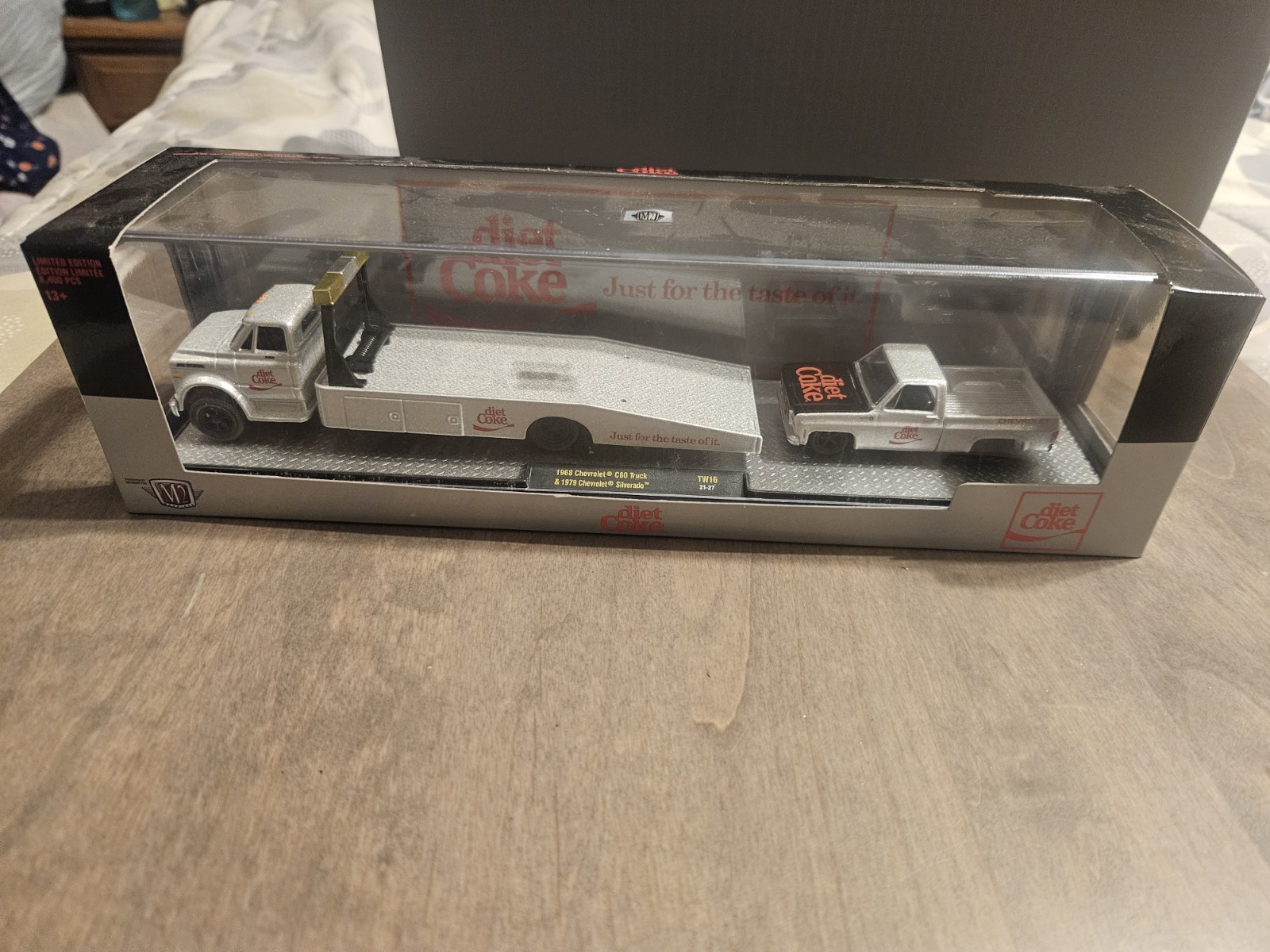 Coca-Cola M2 Machines Diet Coke Chevrolet C60 Ramp Truck & Silverado 2021