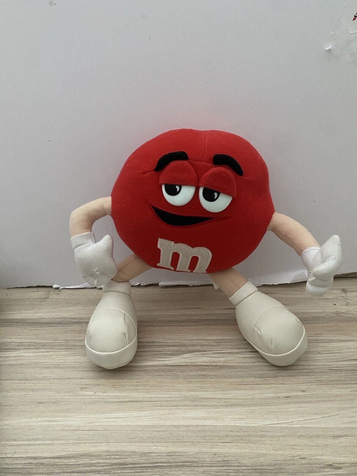 Red M M&M” M&M’s Plush Toy Stuffed MM Candy Store Mars mms