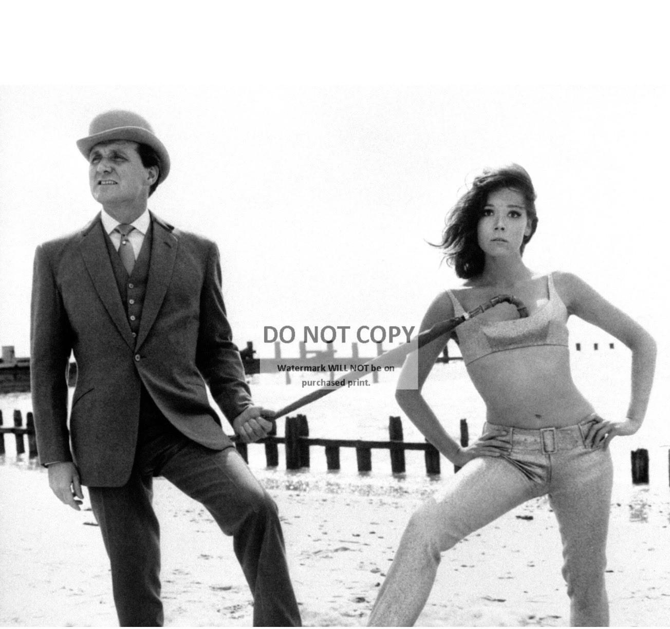 PATRICK MACNEE AND DIANA RIGG IN \
