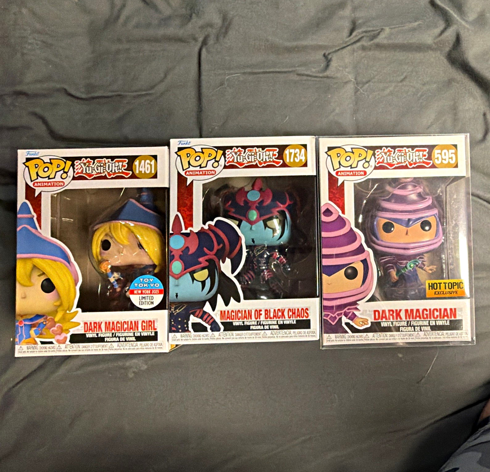 Funko Pop Animation Yu-Gi-Oh 3-Pack Dark Magician Hot Topic Tokyo Anime