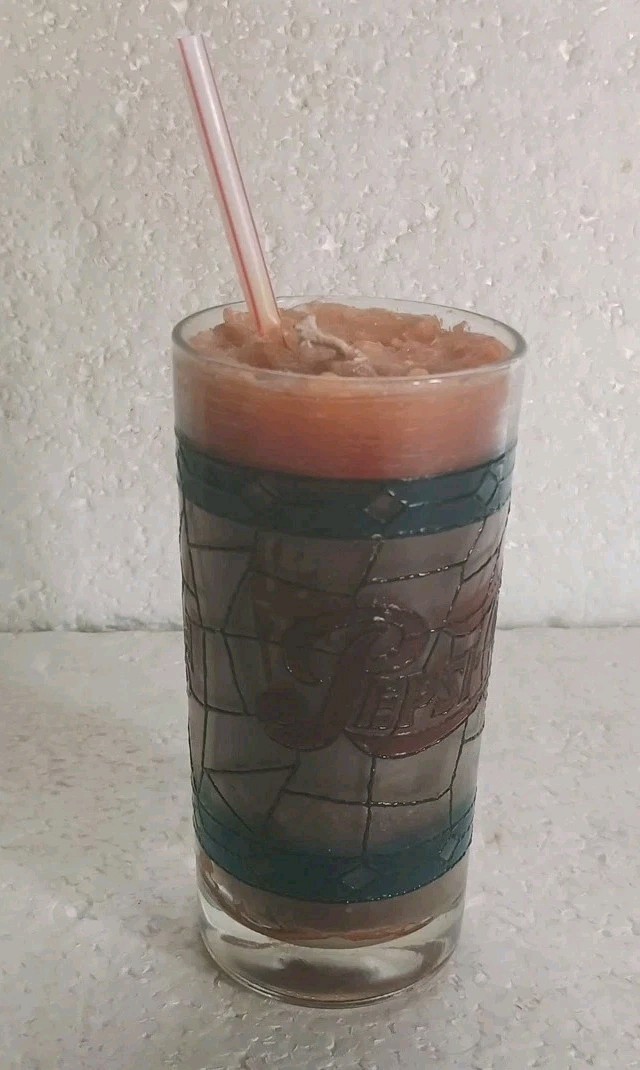 Vintage Pepsi Cola Candle Realistic Candle In Vintage Pepsi Cola Glass 