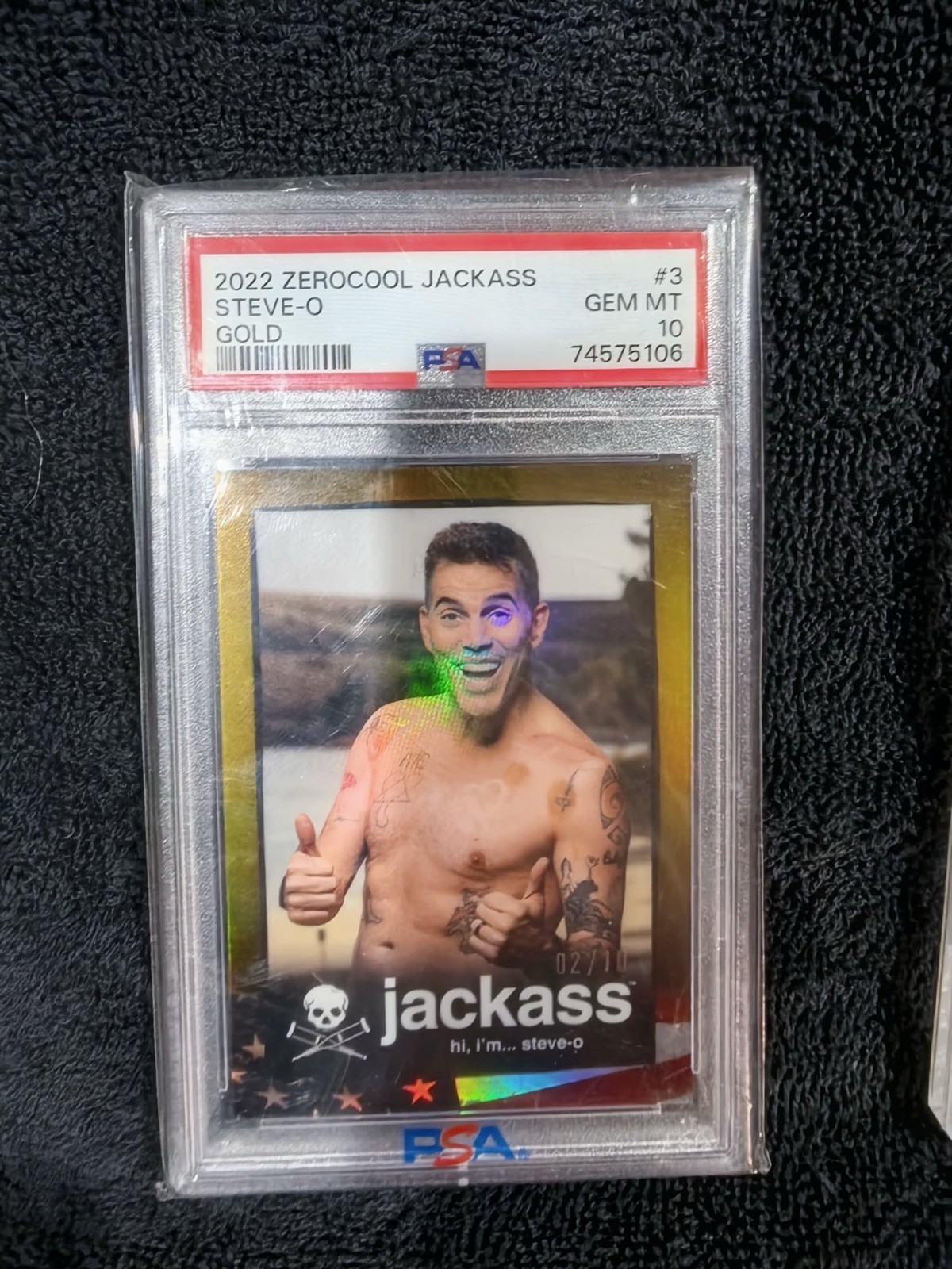 2022 Steve-O Zero Cool Gold /10 PSA 10 Gem 2022 Steve-O Zero Cool Gold /10 PSA 10 Gem