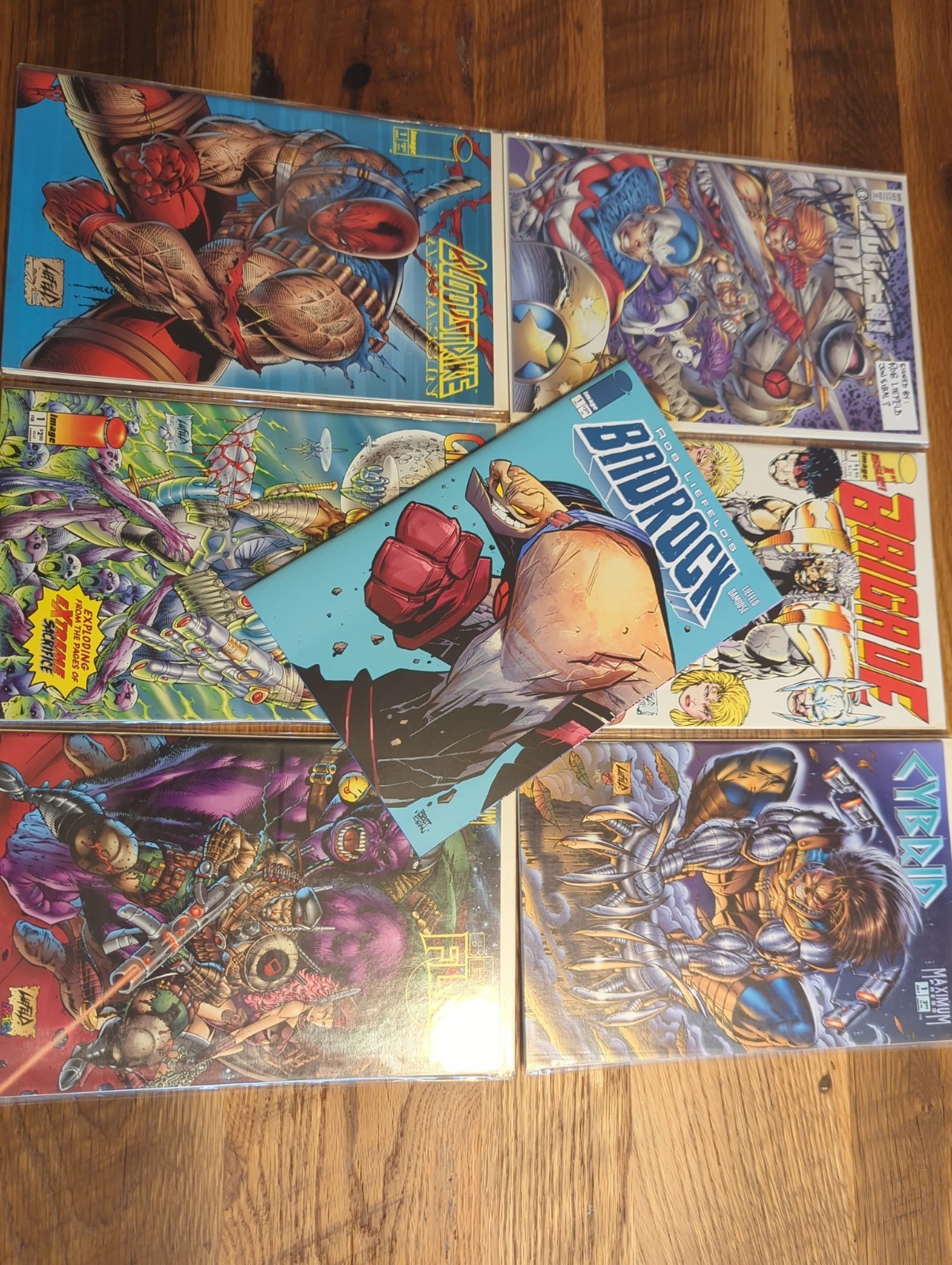 Rob Liefeld Image Comics Lot Autographed Issue Plus Badrock 2026 #1 Brett Bean