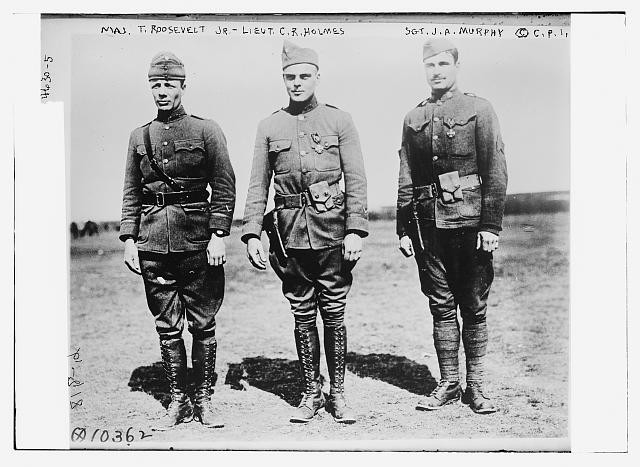 Bois l\'Eveque France 1918 Theodore Roosevelt Jr Croix de Guerre Award Military