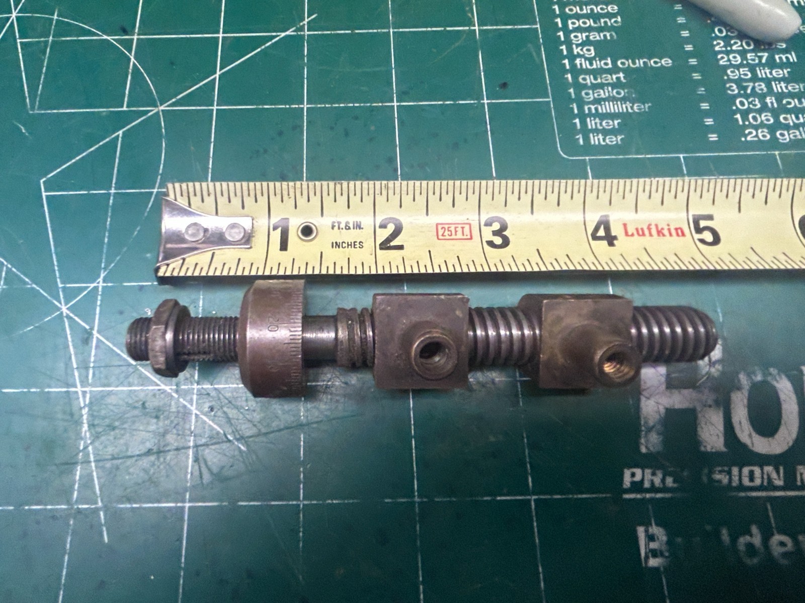 MACHINIST HmDrcB TOOL LATHE MILL Machinist Lathe Lead Screw Part