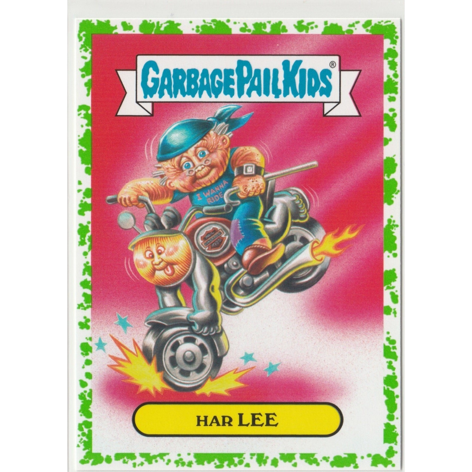 Har Lee #31b Garbage Pail Kids GPK Puke Green