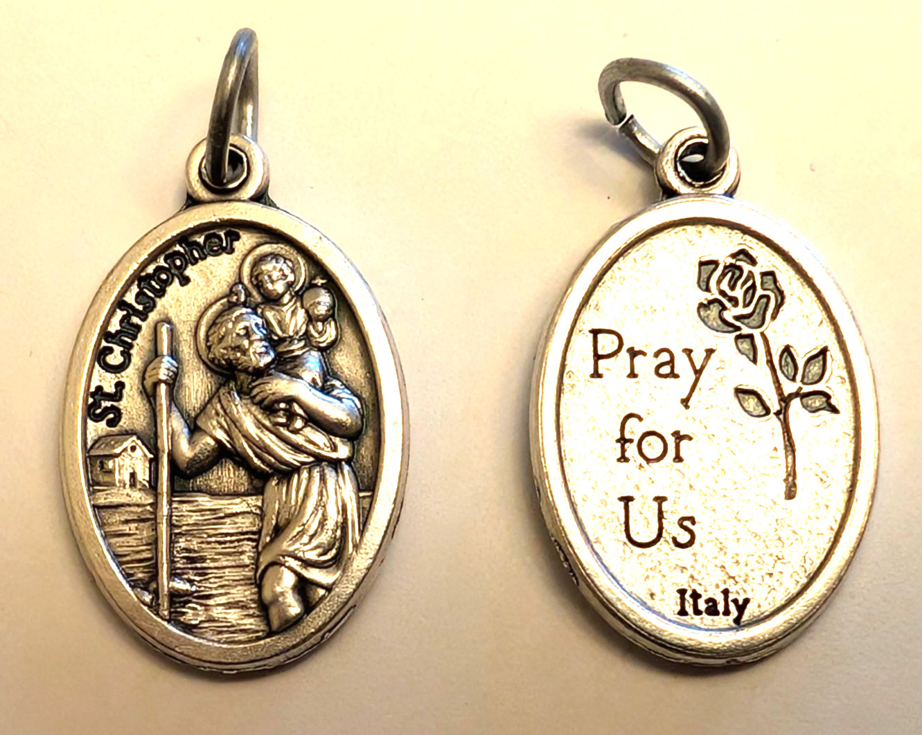Catholic Saint Christopher Medal - Made in Italy