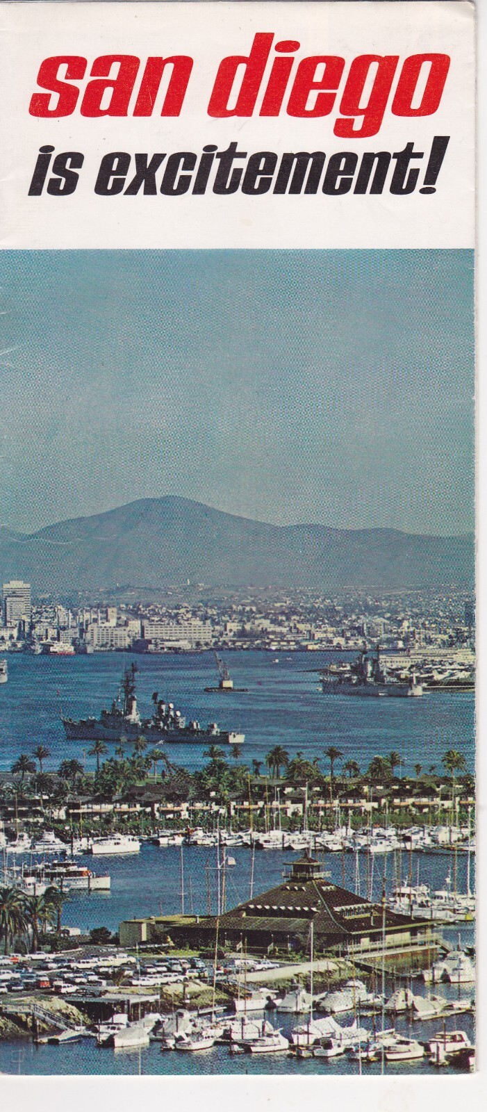 1968 San Diego California Promotional Tourism Brochure