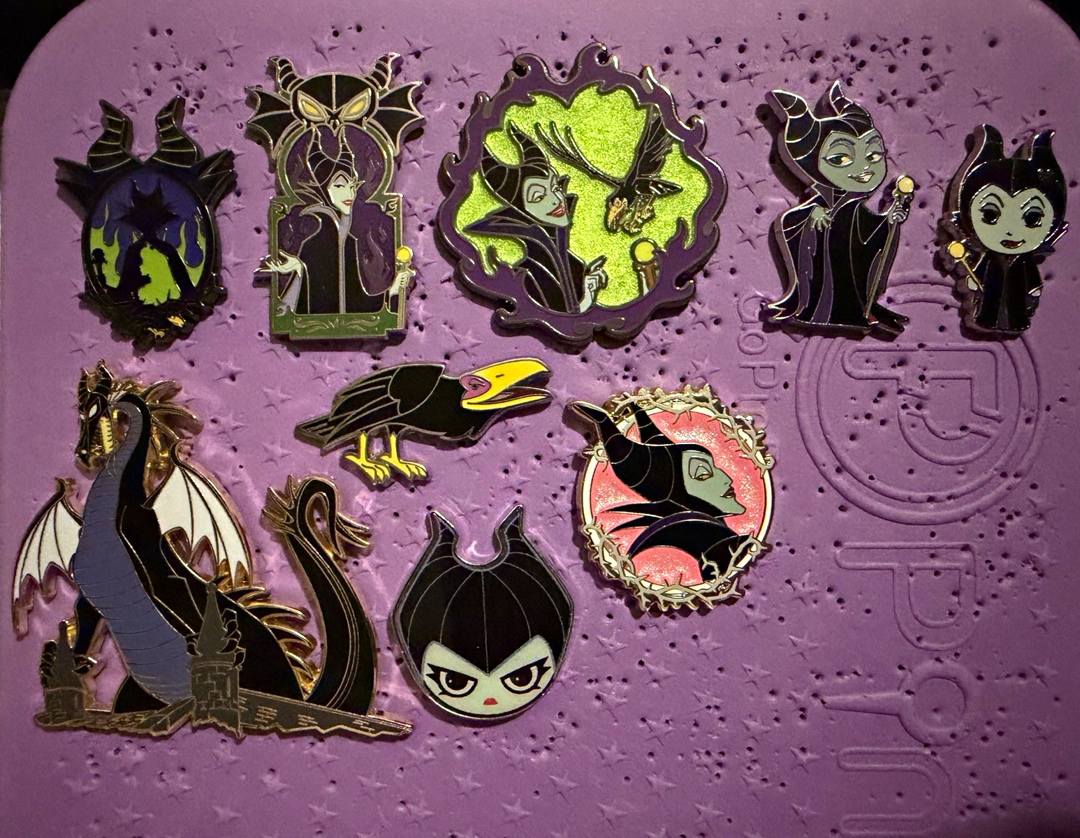 Disney Maleficent 9 Pins