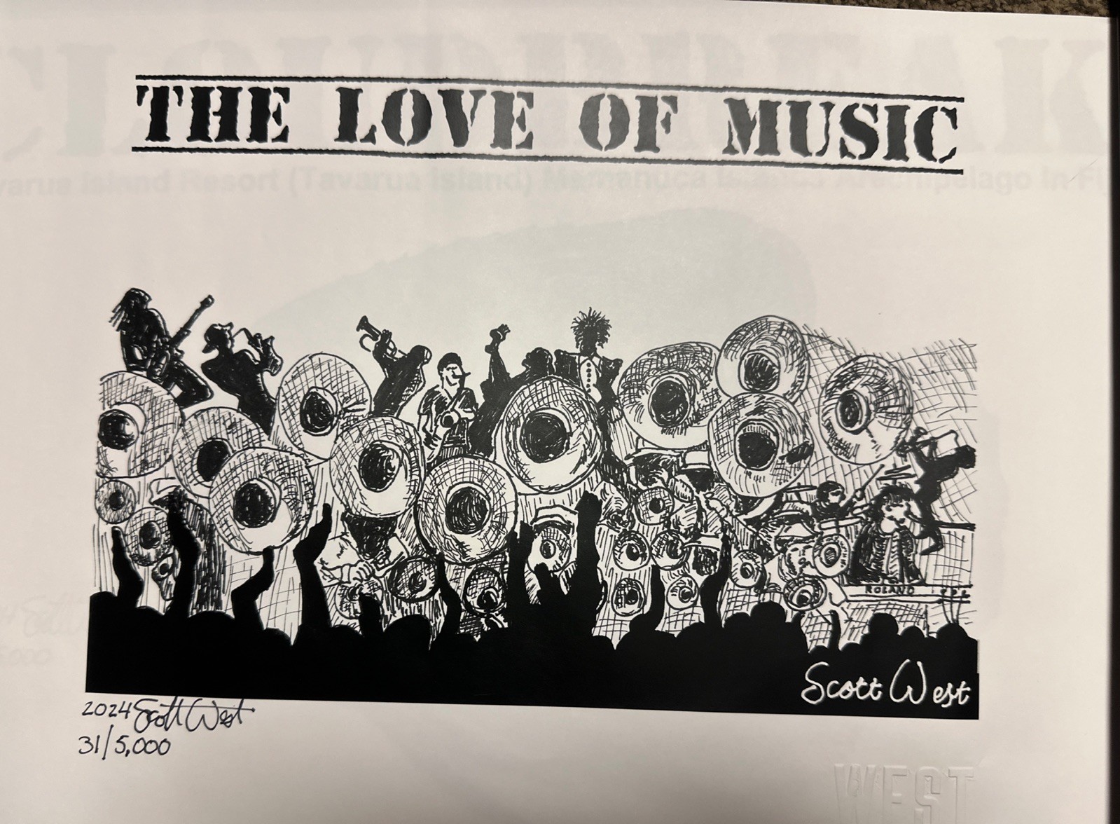 The Love of Music Scott West 31/5000 Limited Edition