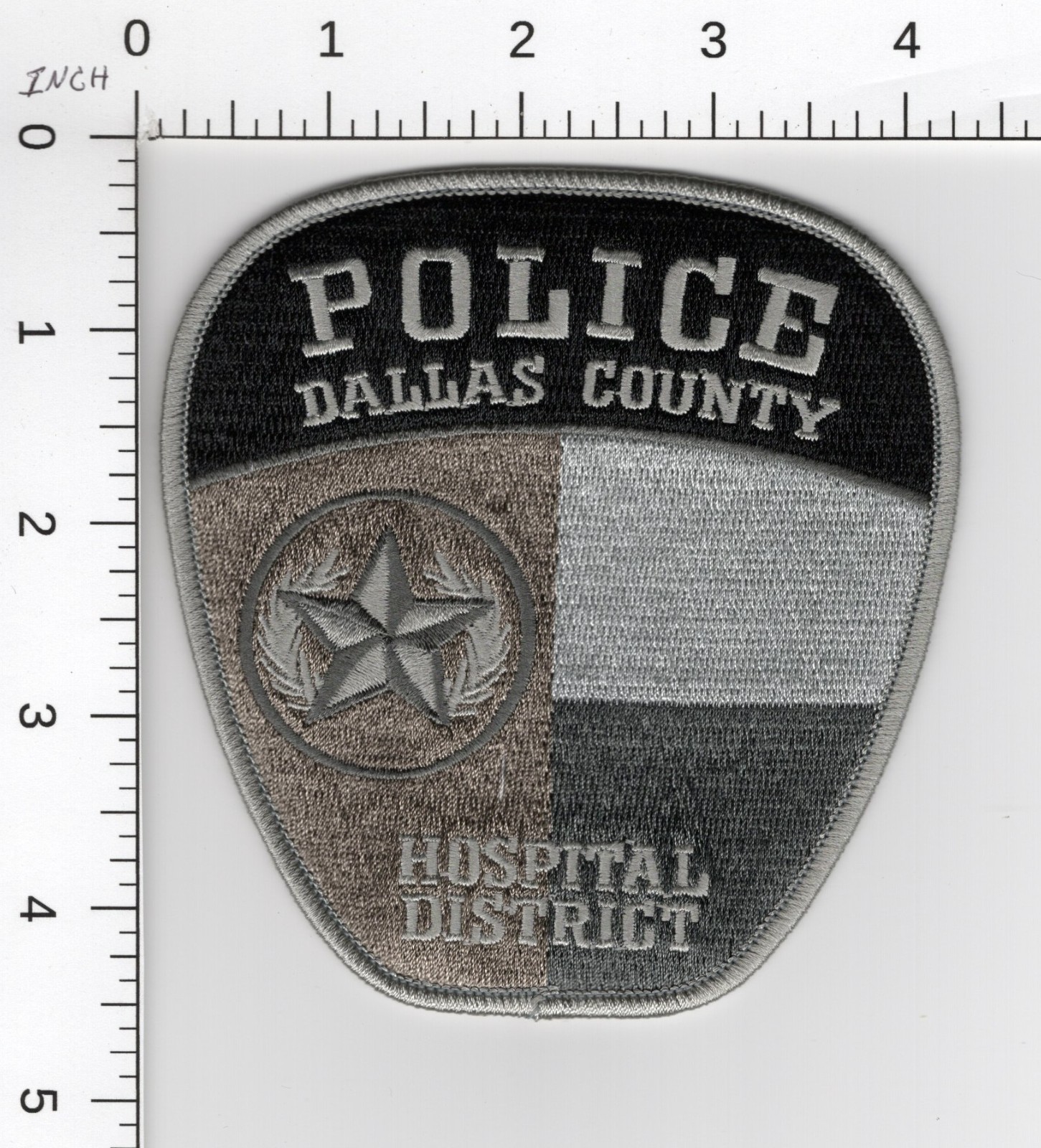 HOSPITAL DISTRICT 🏥 DALLAS COUNTY POLICE TEXAS ^^ COLLECTIBLE EMBROIDERED PATCH