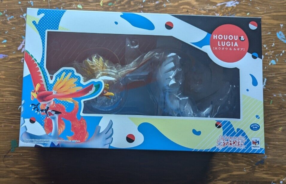 G.E.M.EX Series Pokemon Houou & Lugia Painted PVC figure approx. 23cm