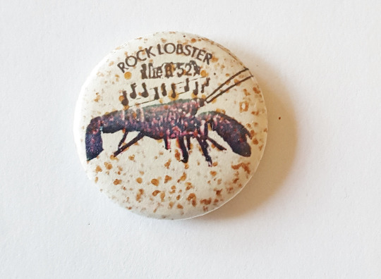 THE B-52\'s Rock Lobster Pinback Button 1.25\
