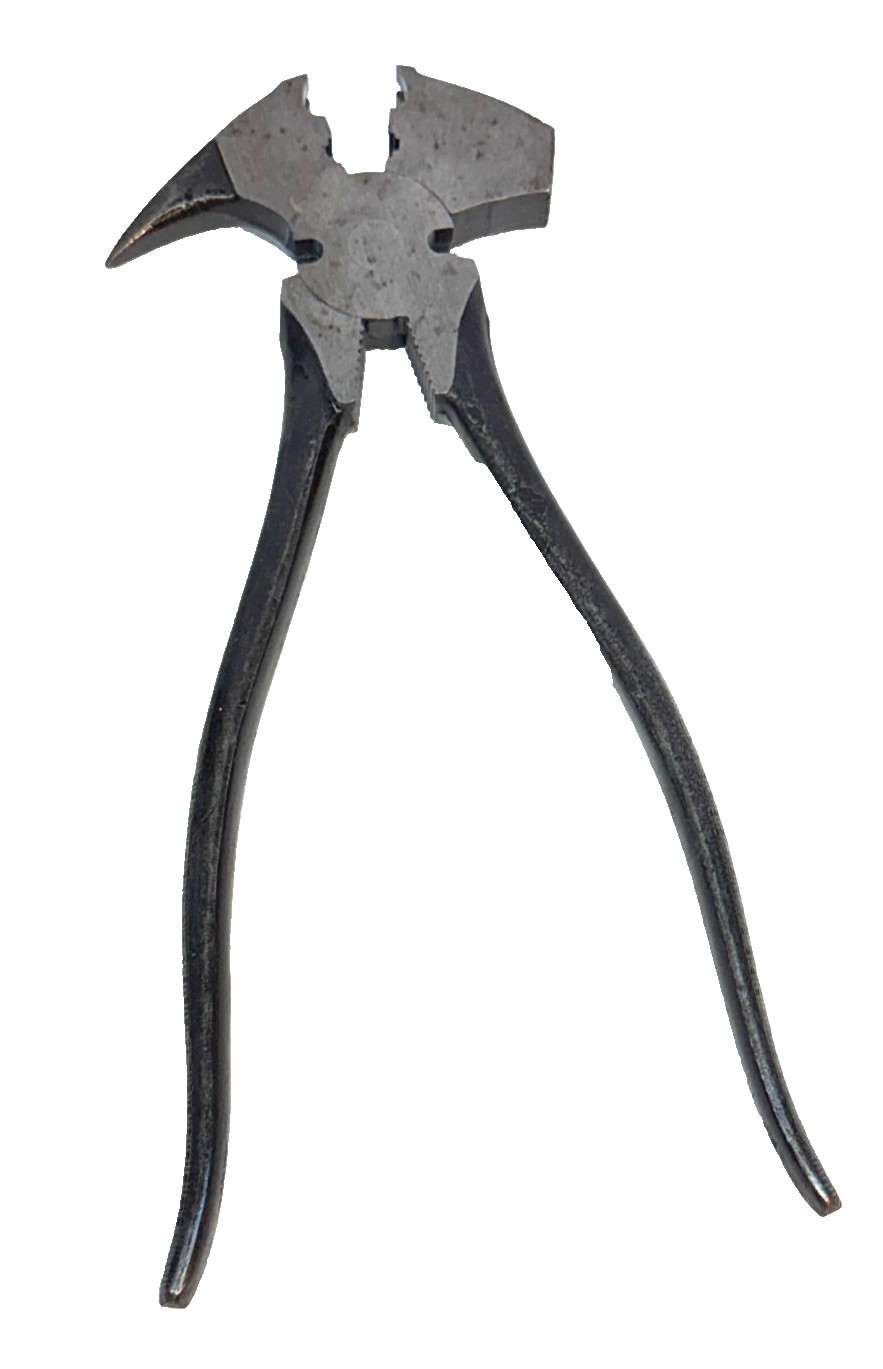 Vintage Fence Pliers Crescent Tool Co 1936-10 Made in USA Linesman Tools