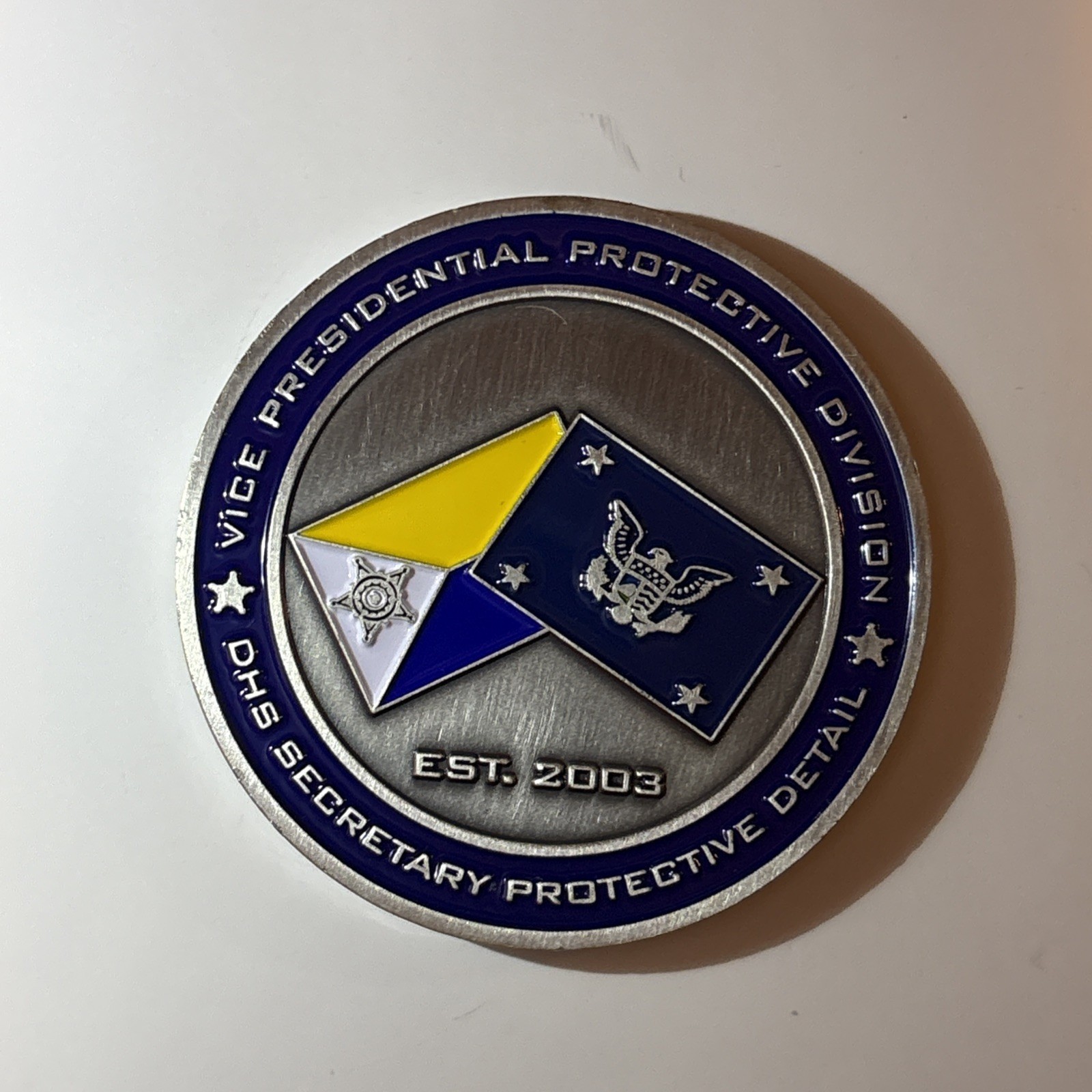 Vice Presidential Protective Division Detail Est. 2003 Challenge Coin