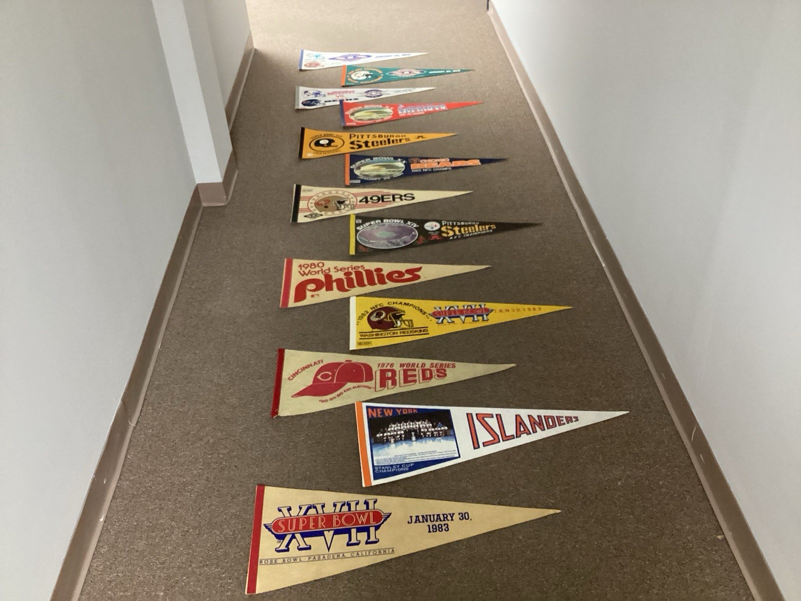 141 Vintage Pennants 1970’s -Late 80’s