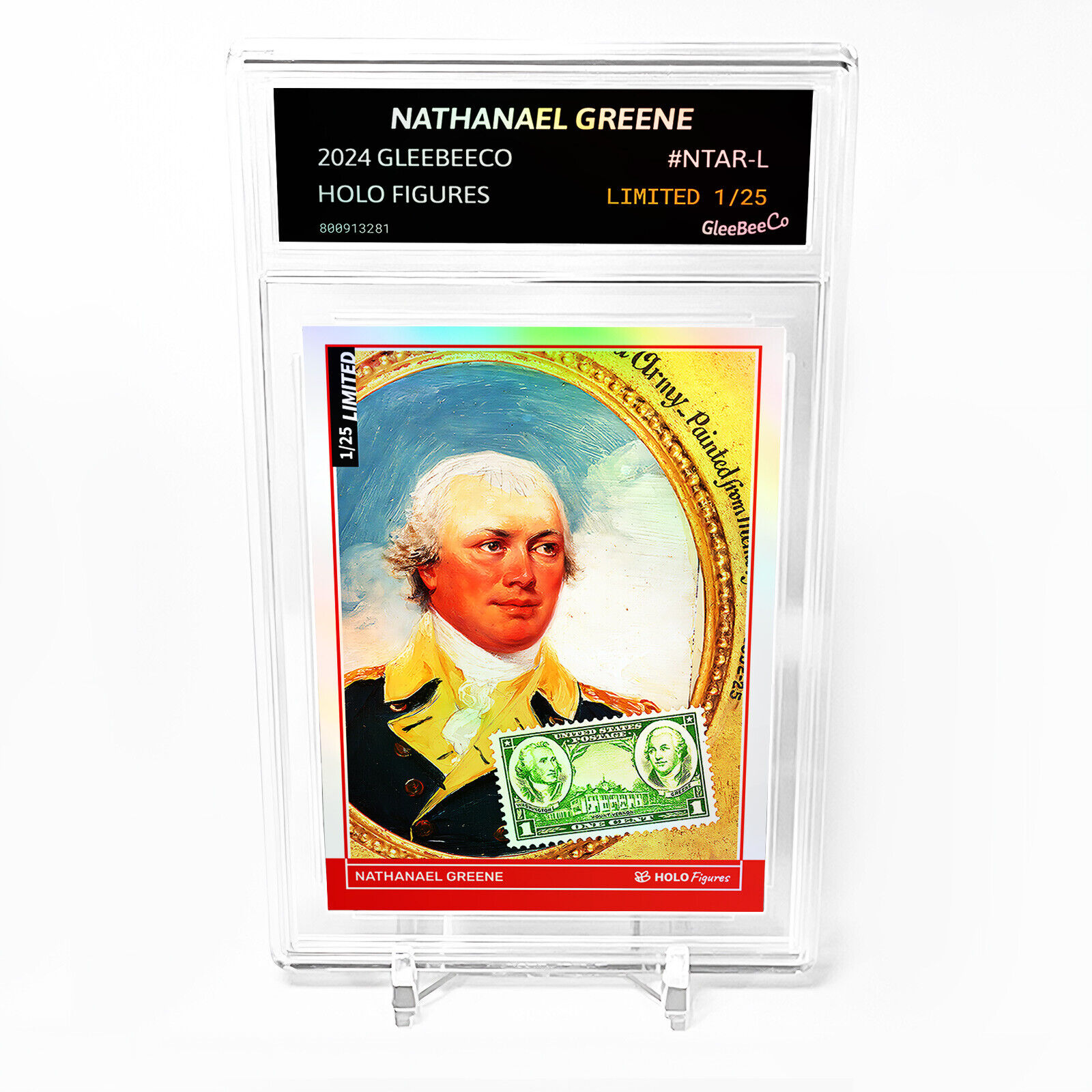 NATHANAEL GREENE 2024 GleeBeeCo Card American Military Officer Holo #NTAR-L /25