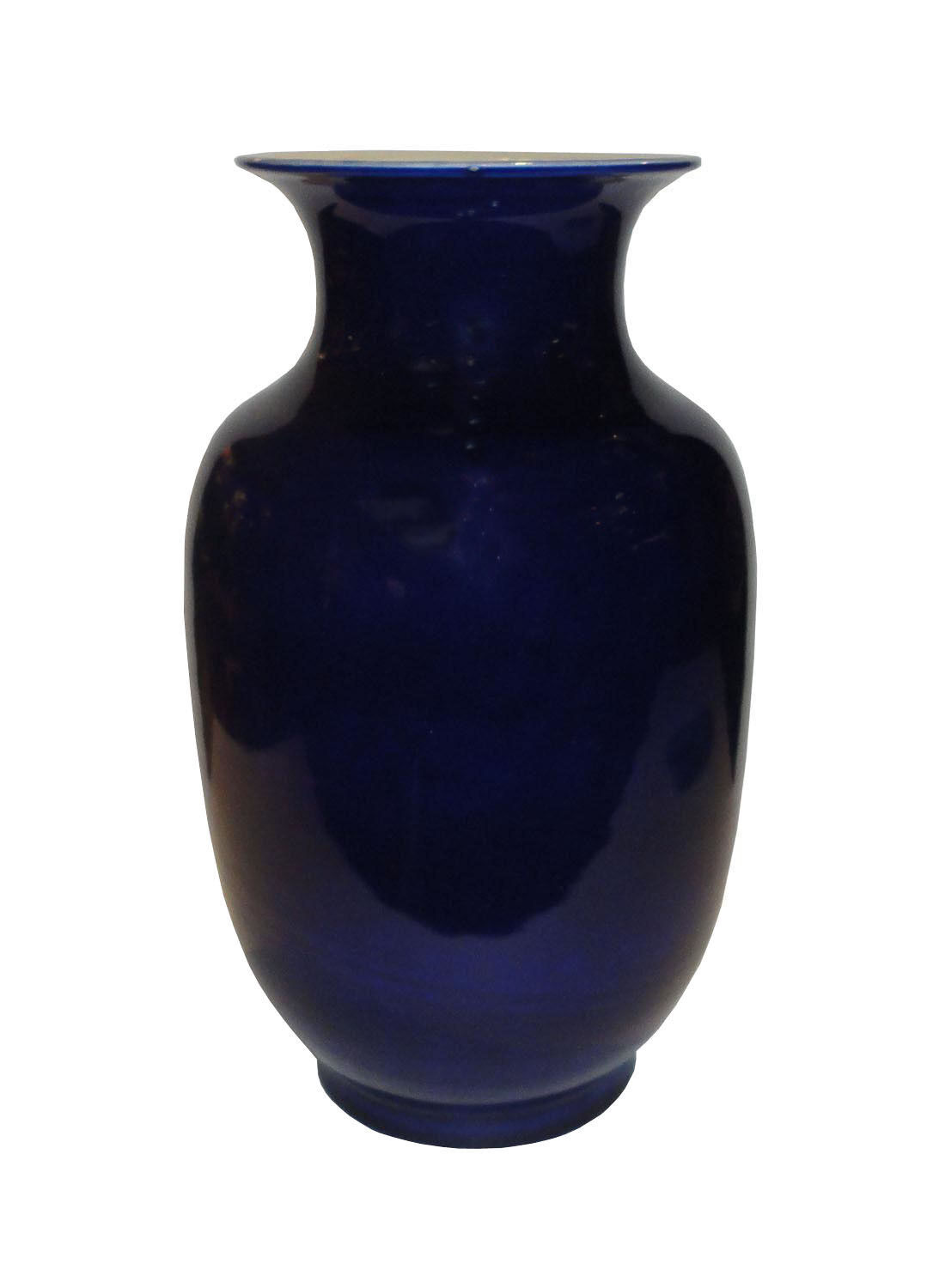 Handmade Chinese Simple Design Blue Color Porcelain Vase JZ341