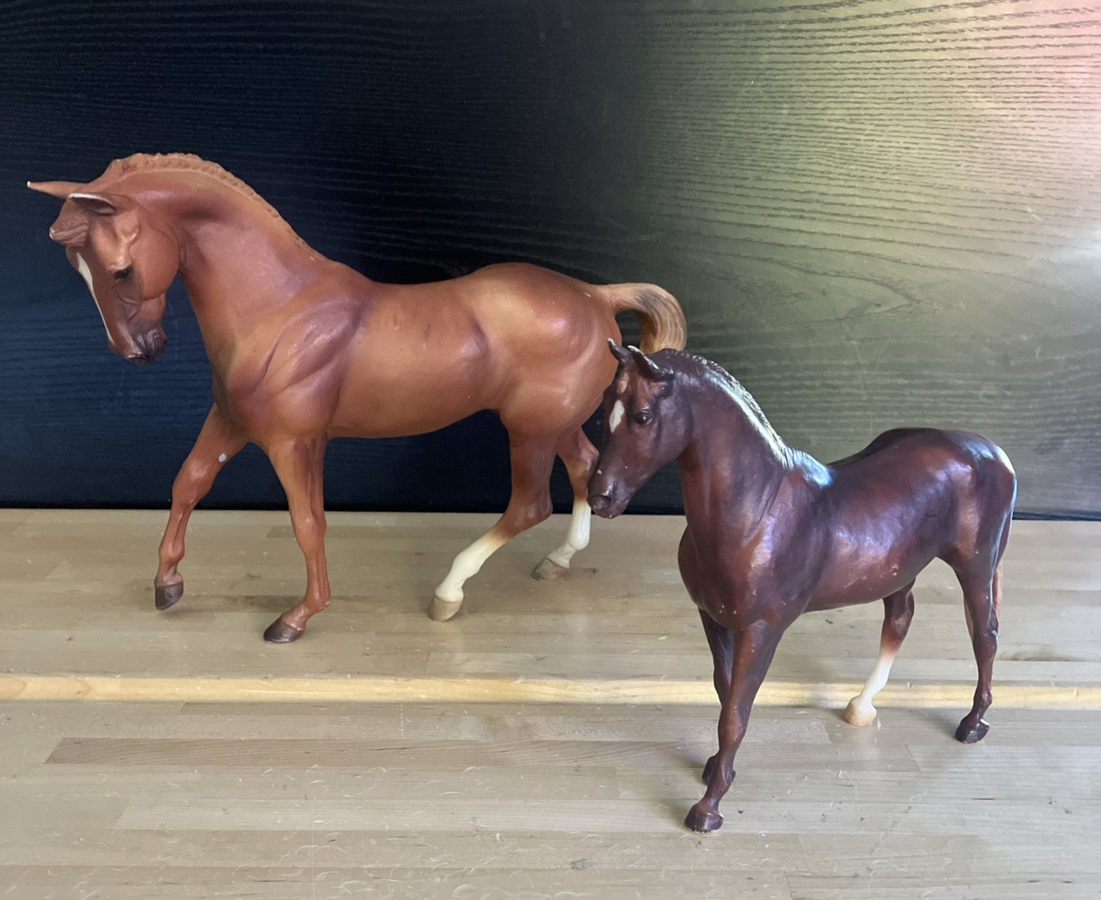 Lot of 2 Vintage Breyer model horses  For TLC ~ See photos