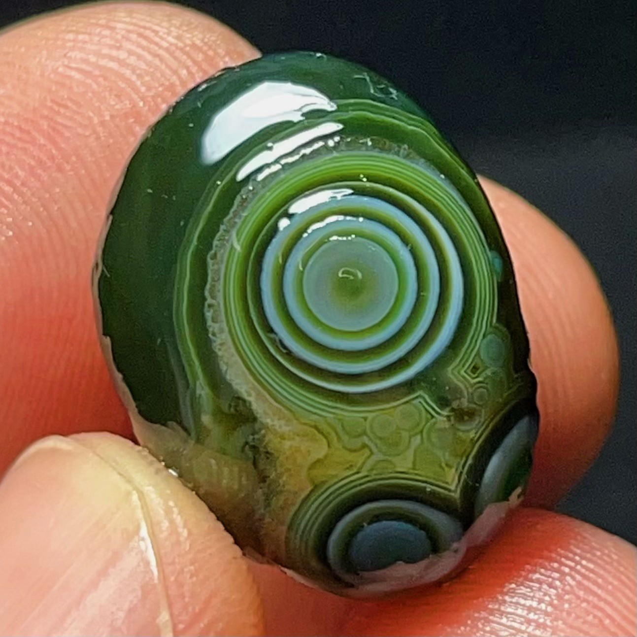 Rare 8G Natural Beautiful Gobi Agate Eye Agate Stone Madagascar L5141