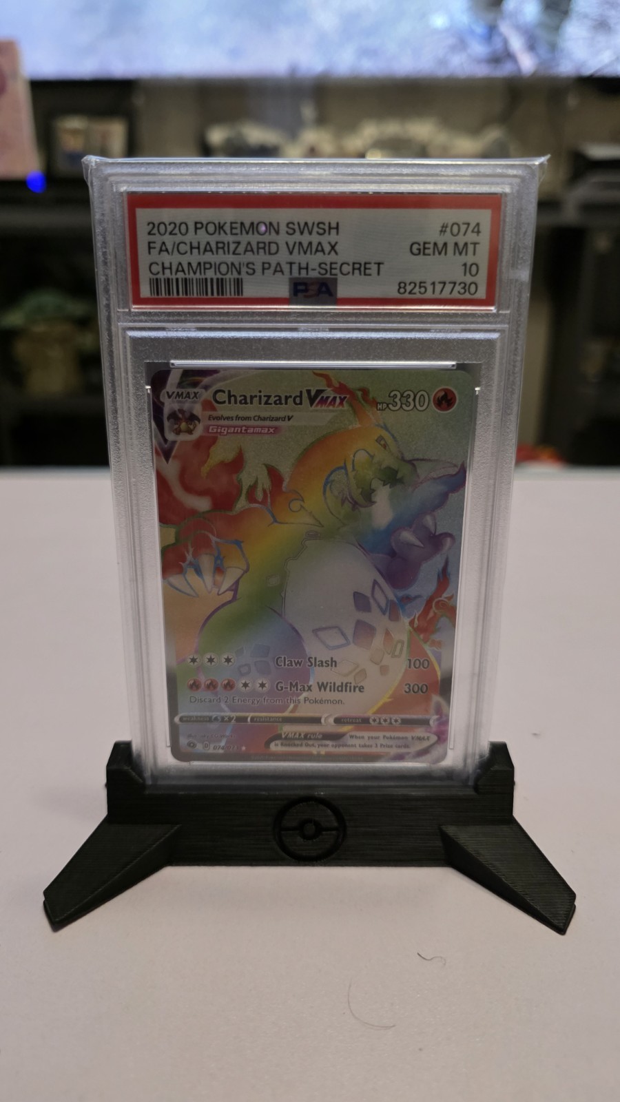 Charizard VMAX 074/073 Champions Path PSA 10 Gem Mint Pokémon card