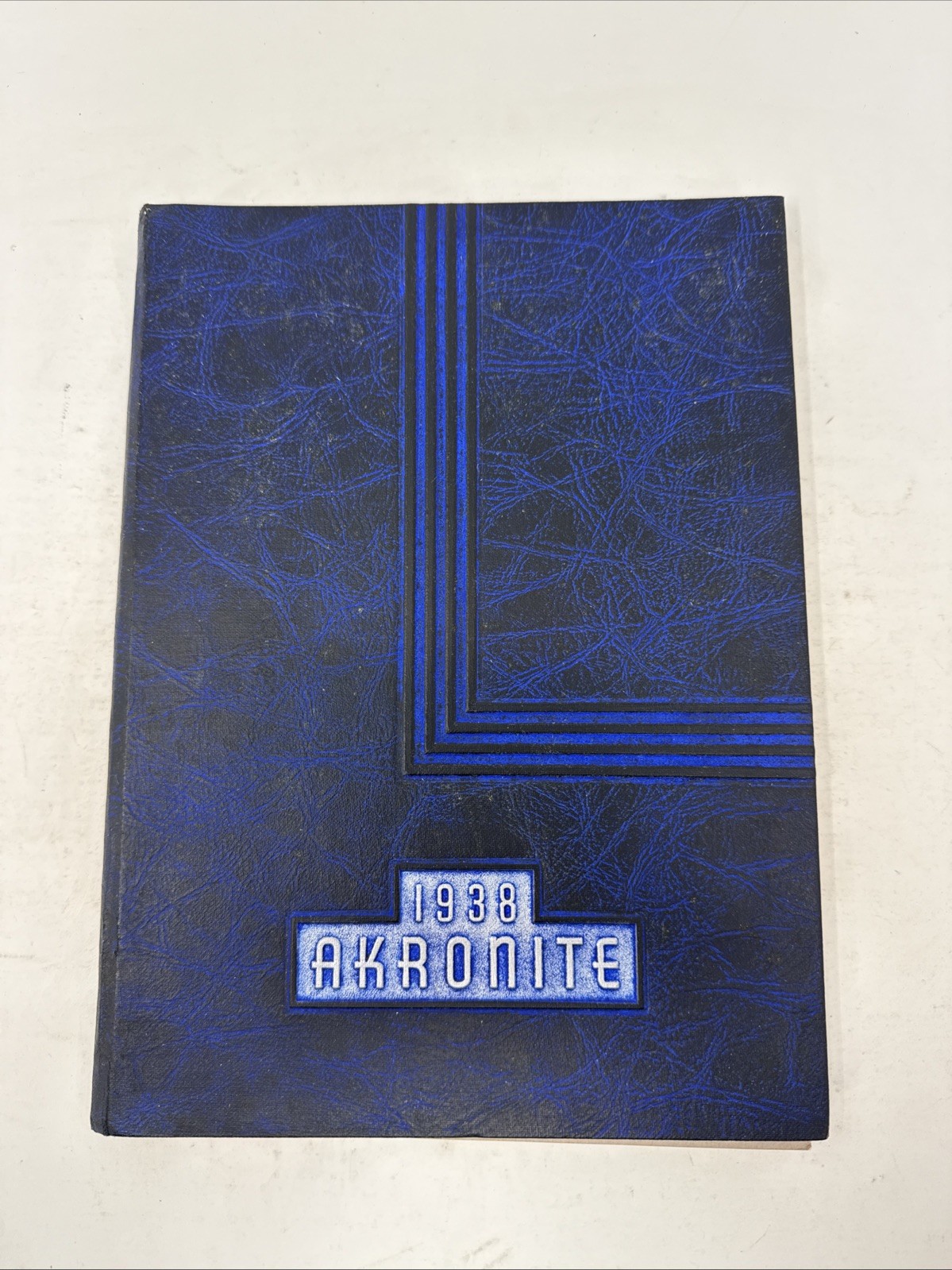 The Akronite 1938 Yearbook 9-12 Akron NY High School Local Ads No Signatures