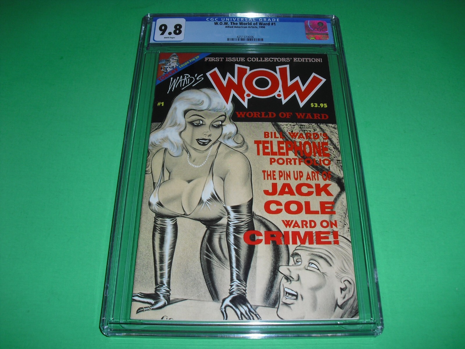 W.O.W. The World of Ward #1 CGC 9.8 from 1990 Allied American Artists WOW NM W.O.W. The World of Ward #1 CGC 9.8 from 1990 Allied American Artists WOW NM