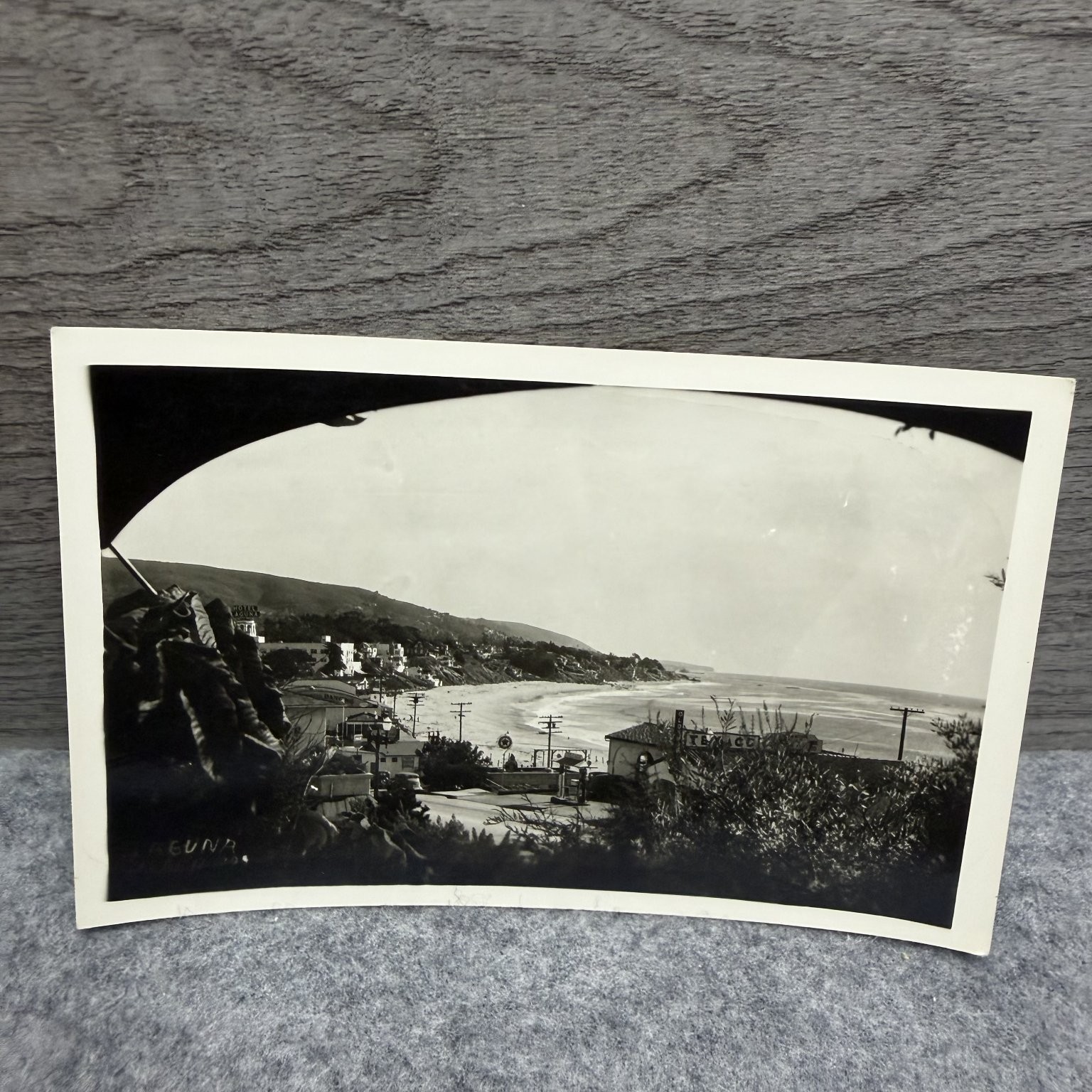 Laguna Beach California RPPC Vintage Hotel Laguna Coastal View Postcard