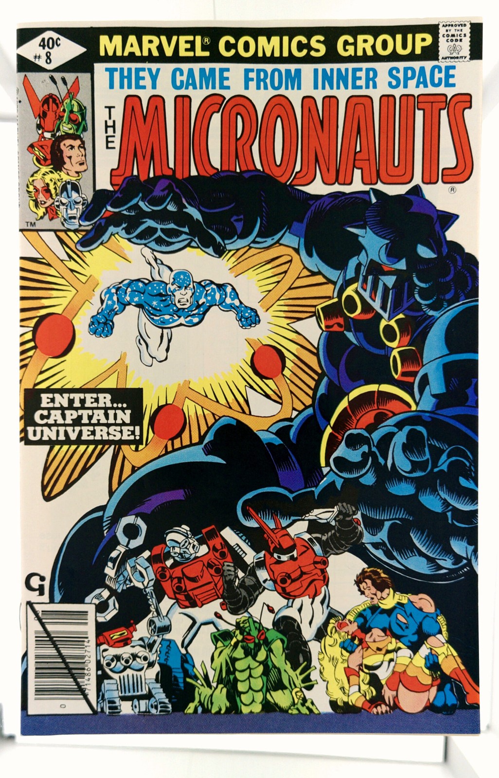 Micronauts #8 1979 Marvel Comics VF Comic Book 1st App Captain Universe