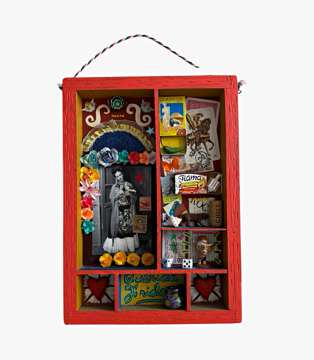 Frida Kahlo Shadow Box Wall Art – Handmade Mixed Media | Mexico City Museum Souv Frida Kahlo Shadow Box Wall Art – Handmade Mixed Media | Mexico City Museum Souv
