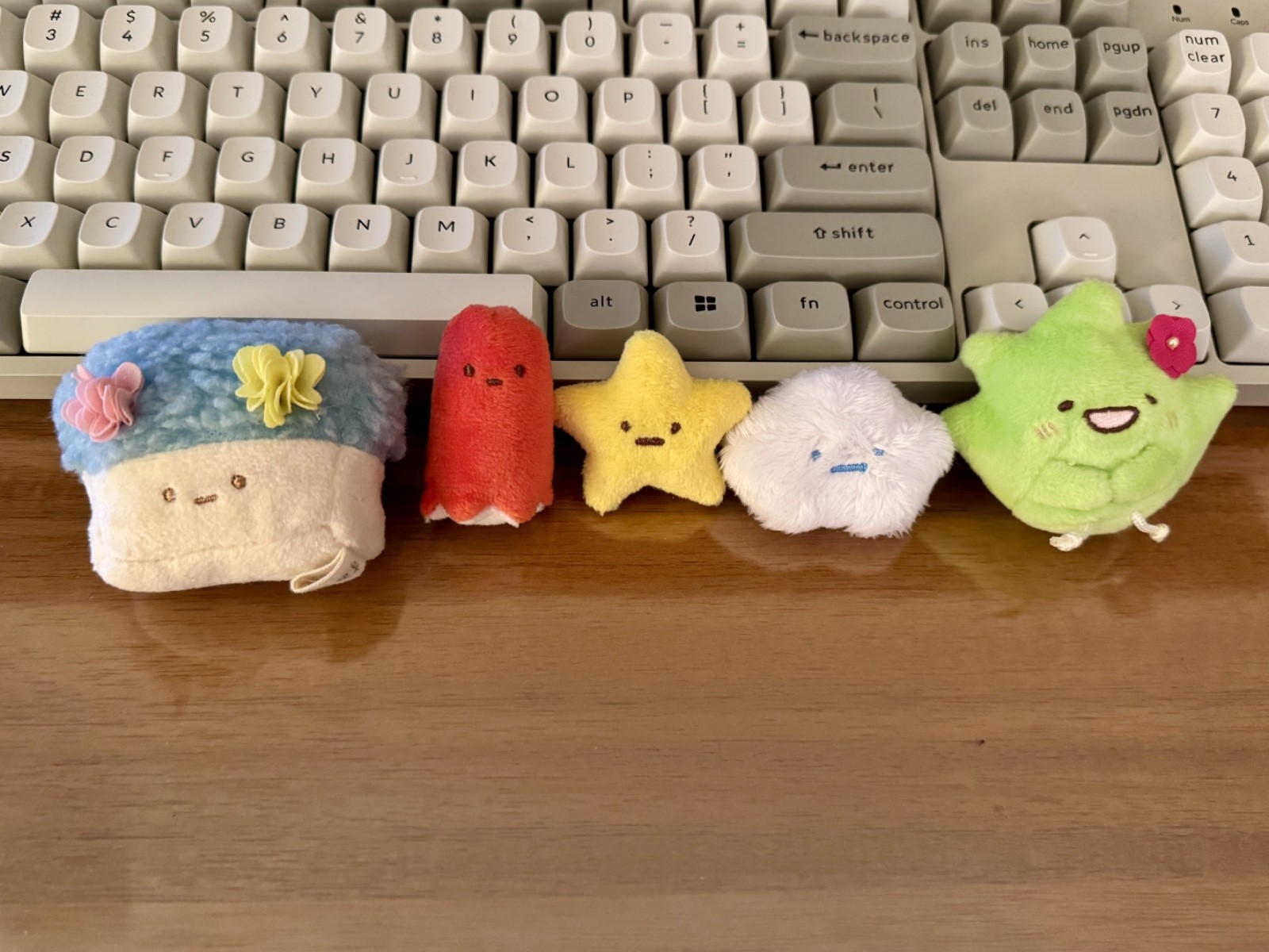 Sumikko Gurashi Plush Tenori Set 5 Flower Box Octopus Star Cloud Grass Toy San-X Sumikko Gurashi Plush Tenori Set 5 Flower Box Octopus Star Cloud Grass Toy San-X