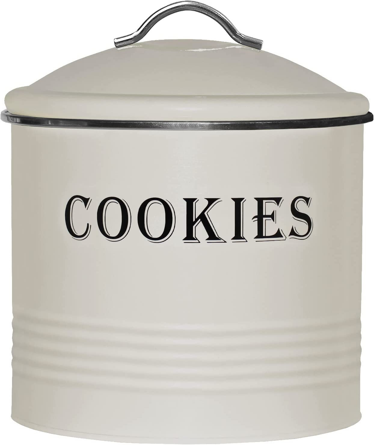 Blue Donuts Vintage Cookie Jar - Cookie Jars for Kitchen Counter, Airtight Jar C