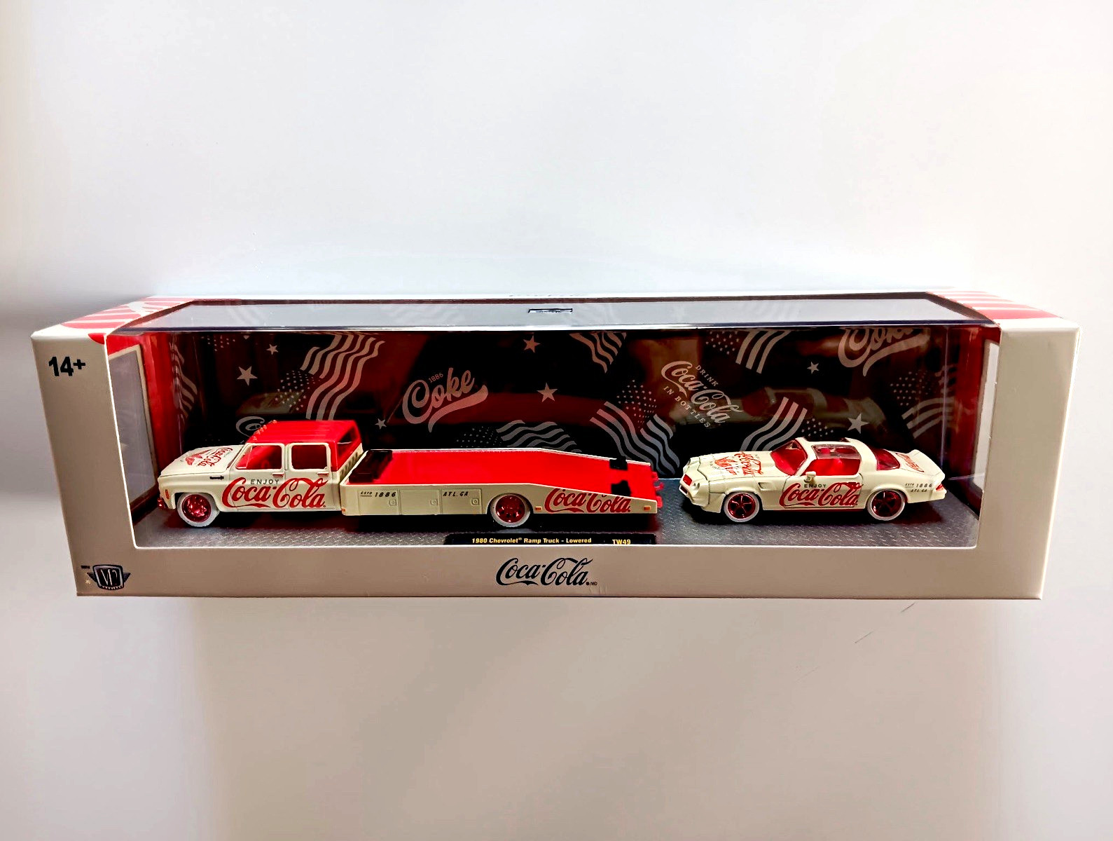 Coca-Cola  1980 Chevy Ramp Truck & 1981 Camaro Z/28 Diecast Set TW49 Chase
