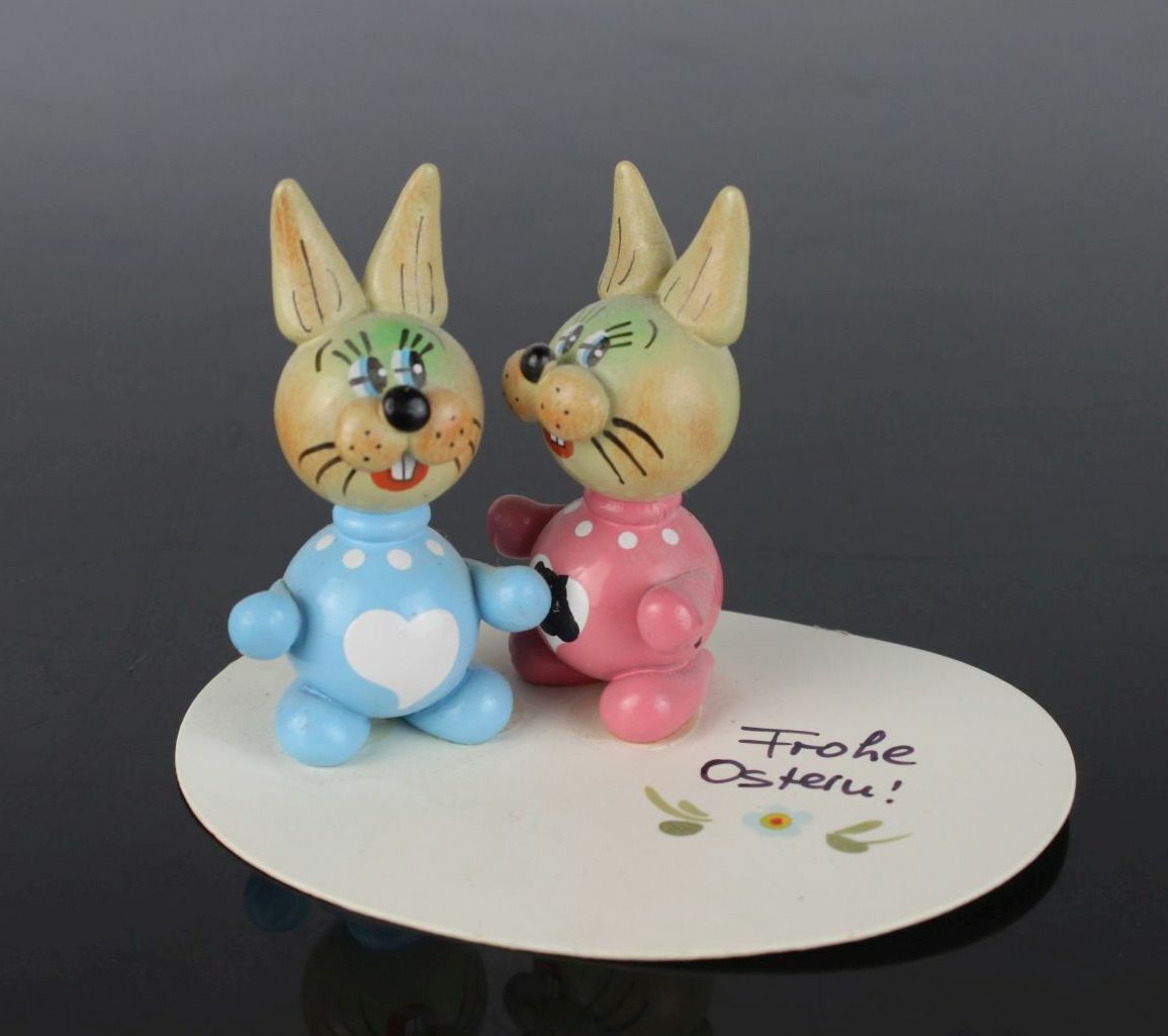 Vintage Germany Vintage  Easter bunnies Rabbits Frohe Ostern
