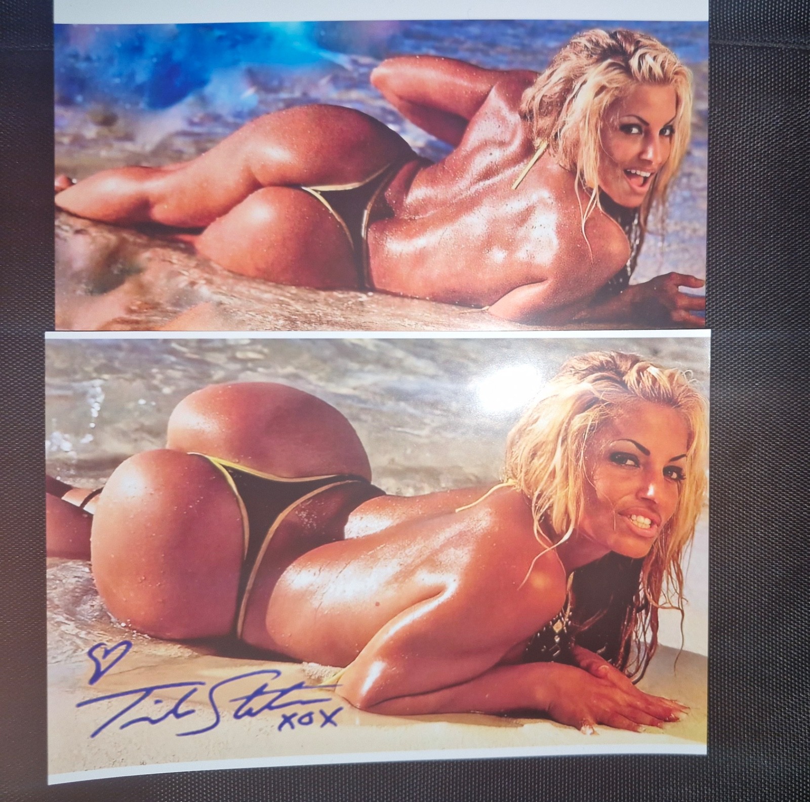 Trish Stratus Iconic HOT Bikini Photo Set Glossy REPRINT 10x15cm