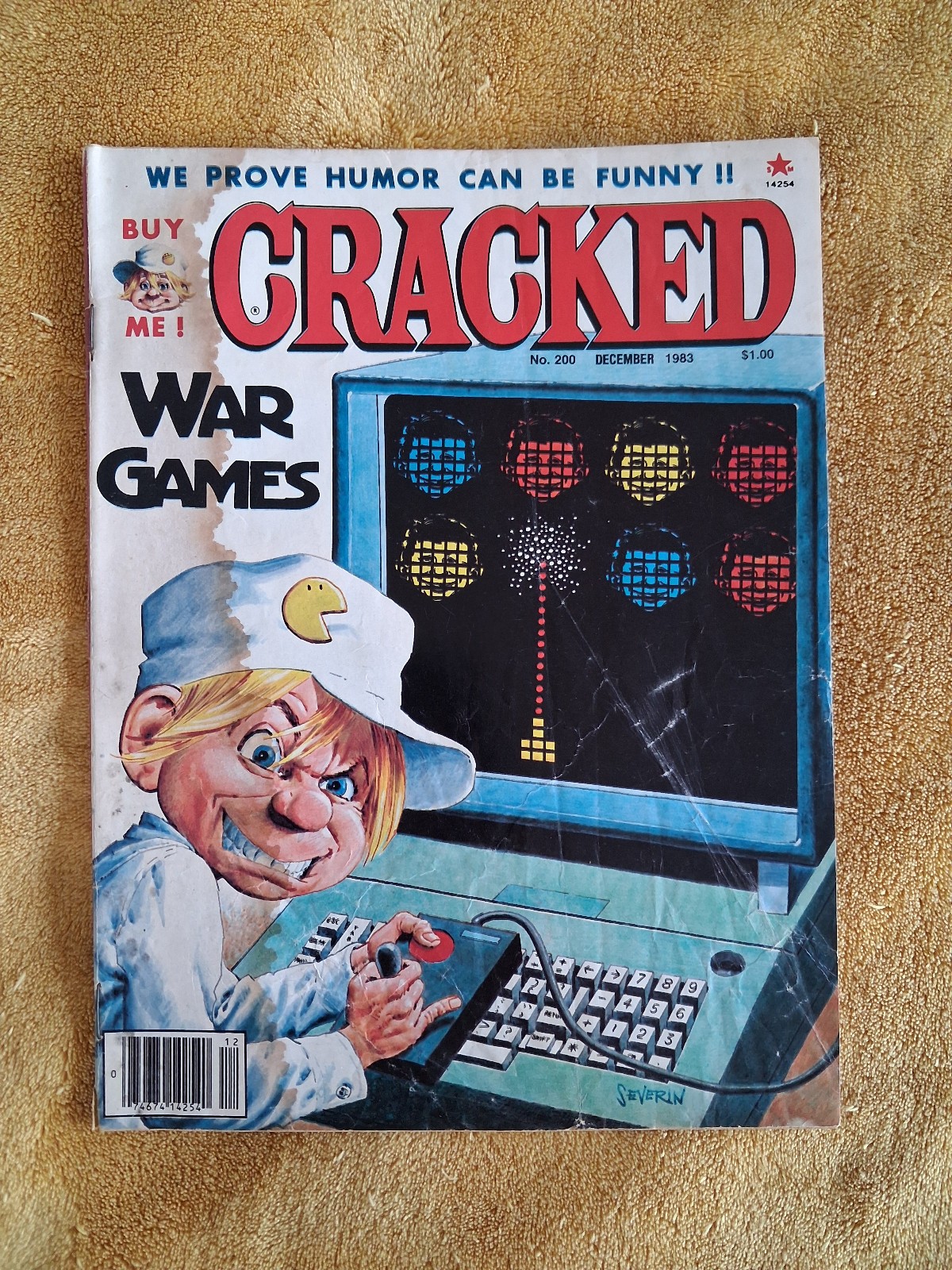 Cracked No. 200 Dec 1983 War Games TV Arcade- Bagged Cracked No. 200 Dec 1983 War Games TV Arcade- Bagged