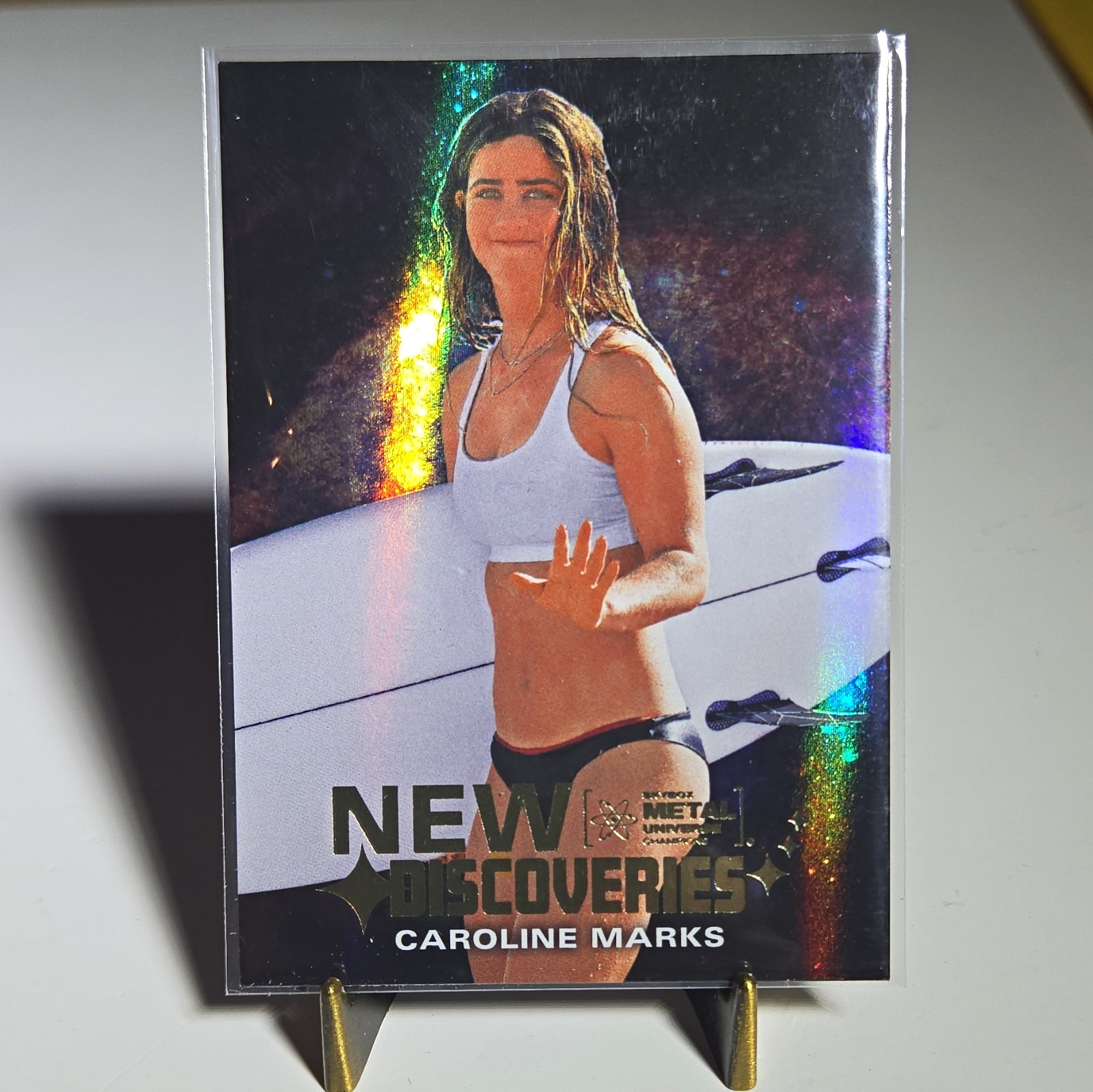 SkyBox 2024 Metal Universe Champions New Discoveries ND-4 Caroline Marks Card