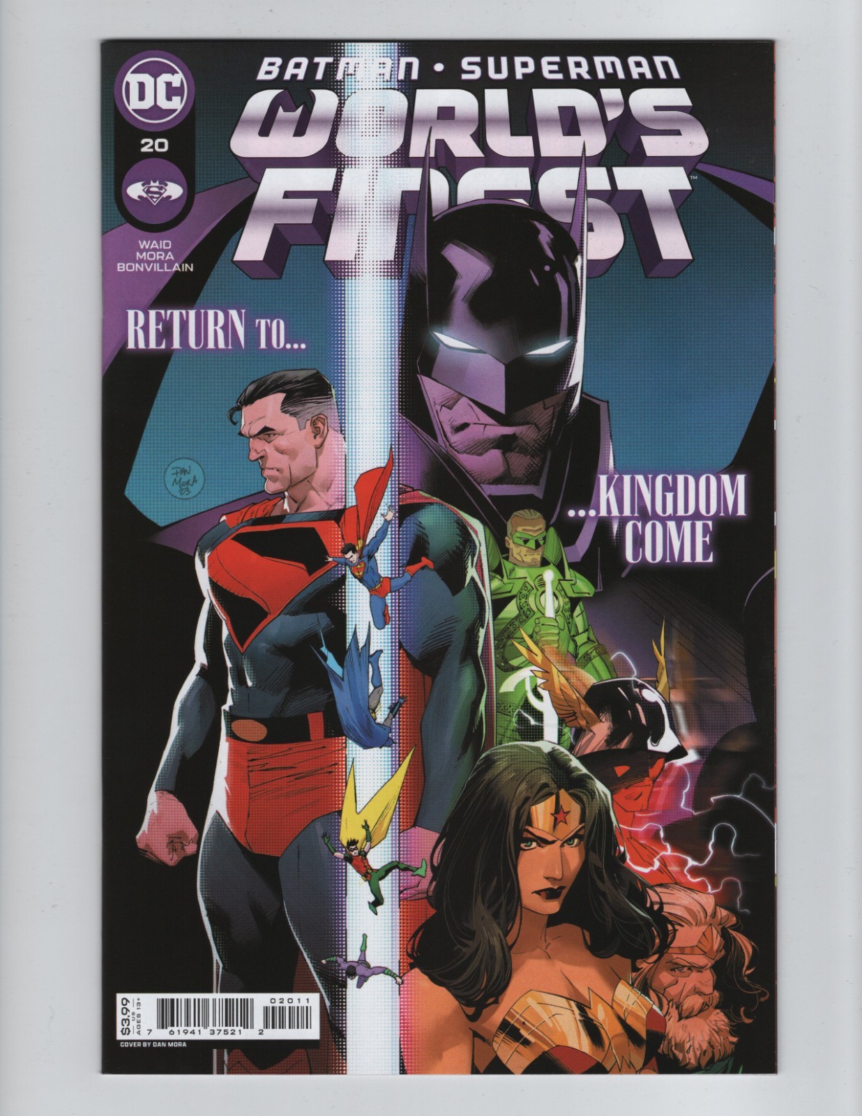 WORLD\'S FINEST #20 - DAN MORA COVER - NM/MT - KINGDOM COME - DC COMICS