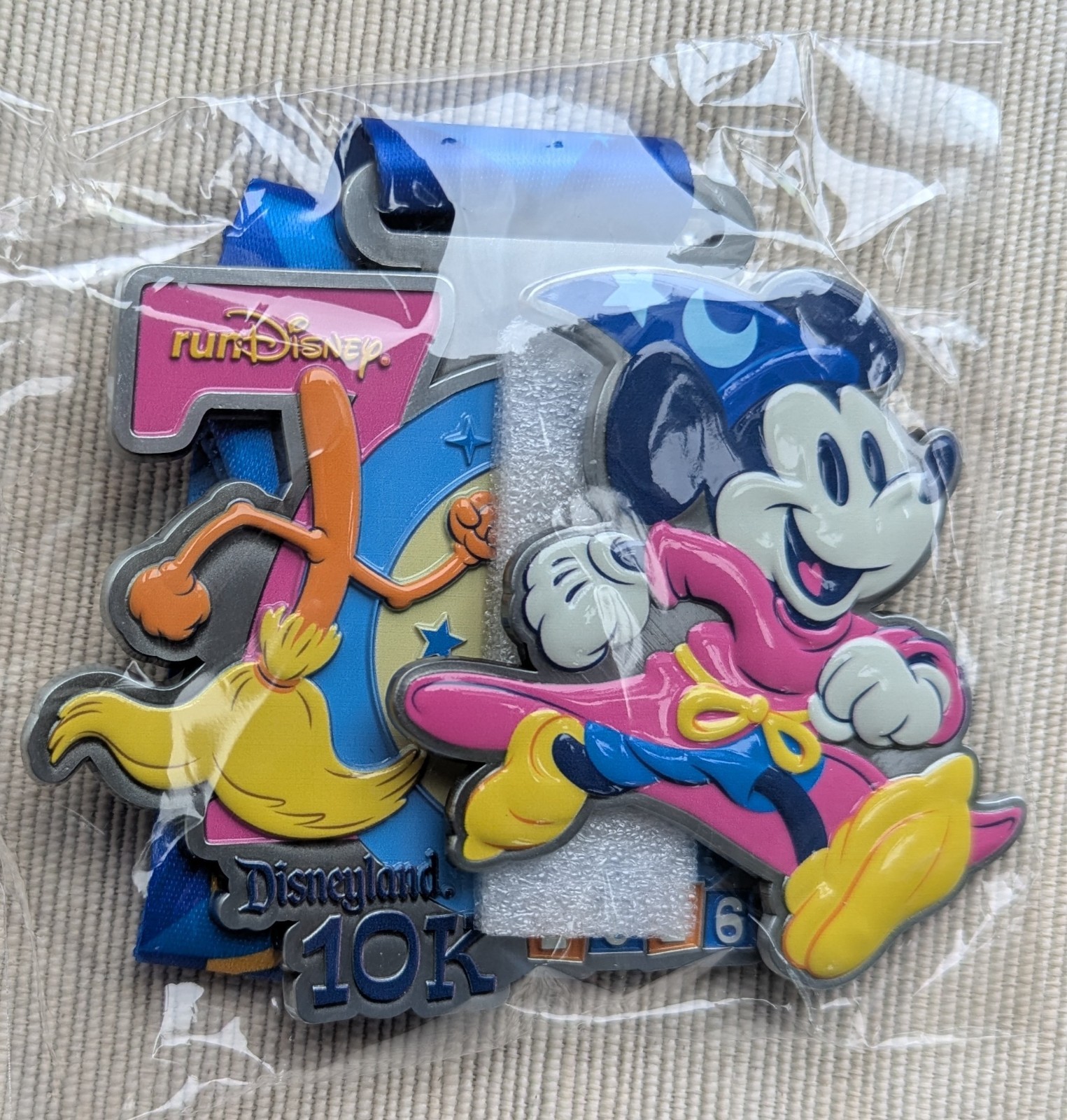 Rundisney 2026 Disneyland 10k Medal