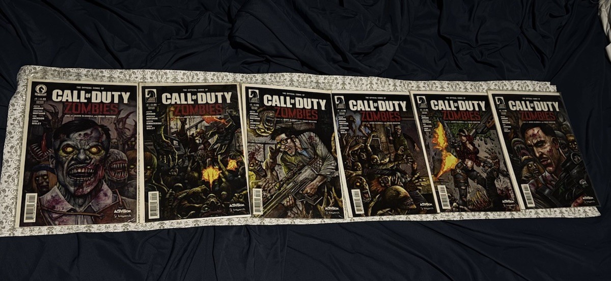 Call Of Duty Zombies Comic #1-#6 Full Set Dark Horse Comics
