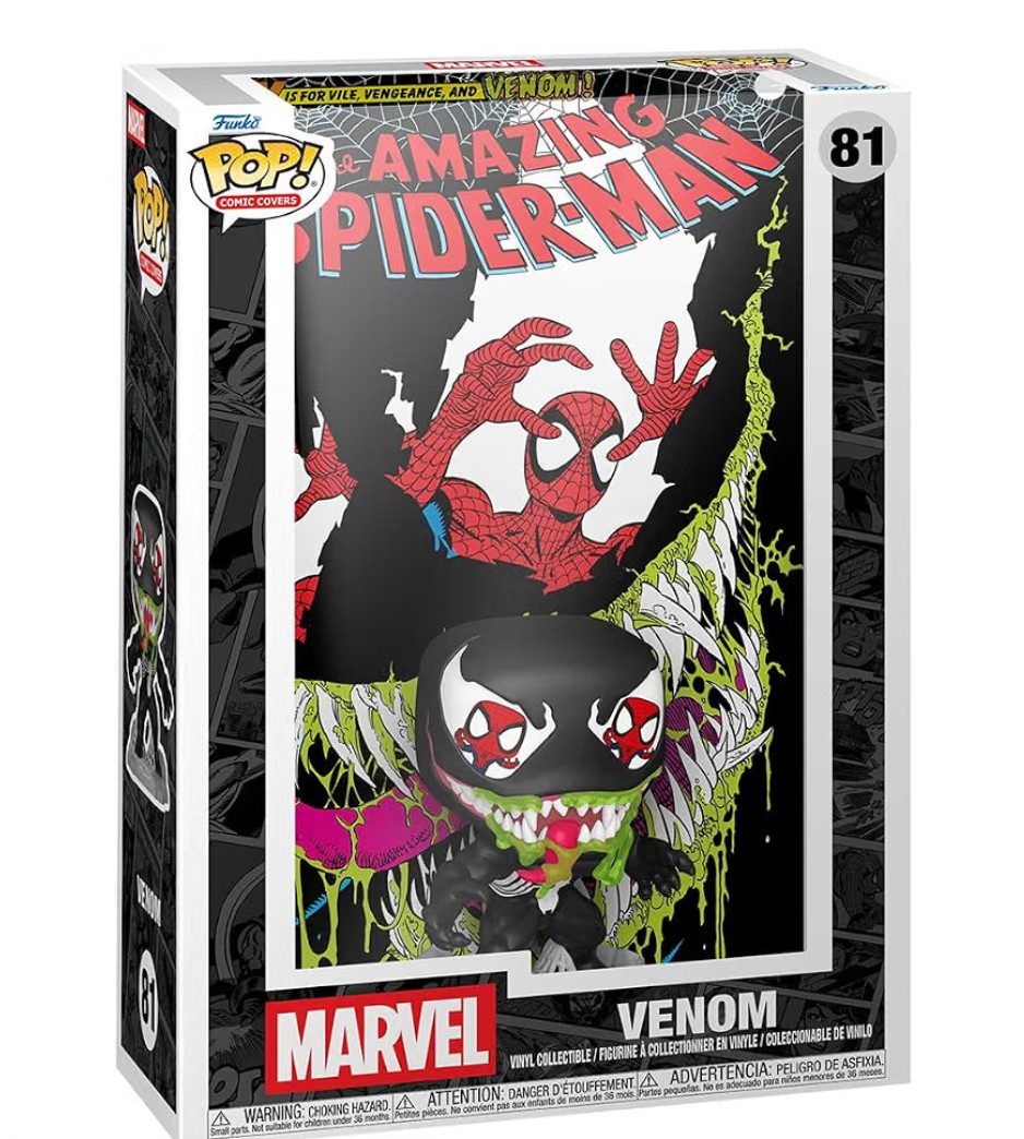 NEW Amazing Spider-Man #346 Venom Funko Pop Comic Cover Figure with Case