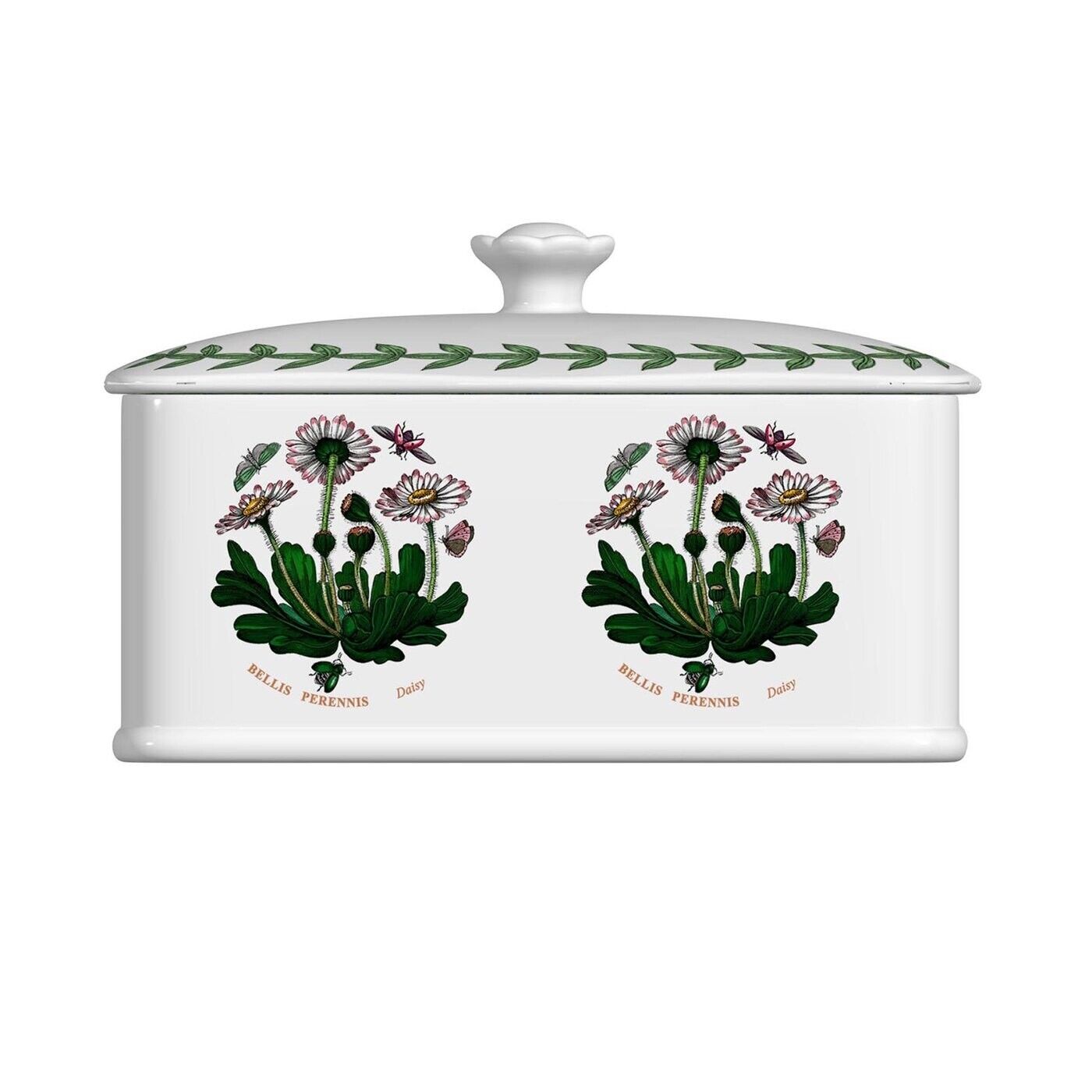 Portmeirion Botanic Garden Porcelain Covered Treasure Trinket Box, 6 x 3.5 Inch